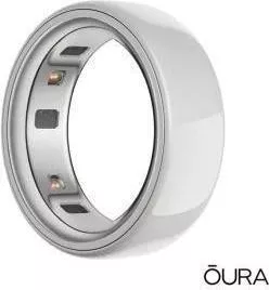 Смарт-кільце Oura Ring 4 Ceramic Cloud Size 11 (JZ90-57460-11)