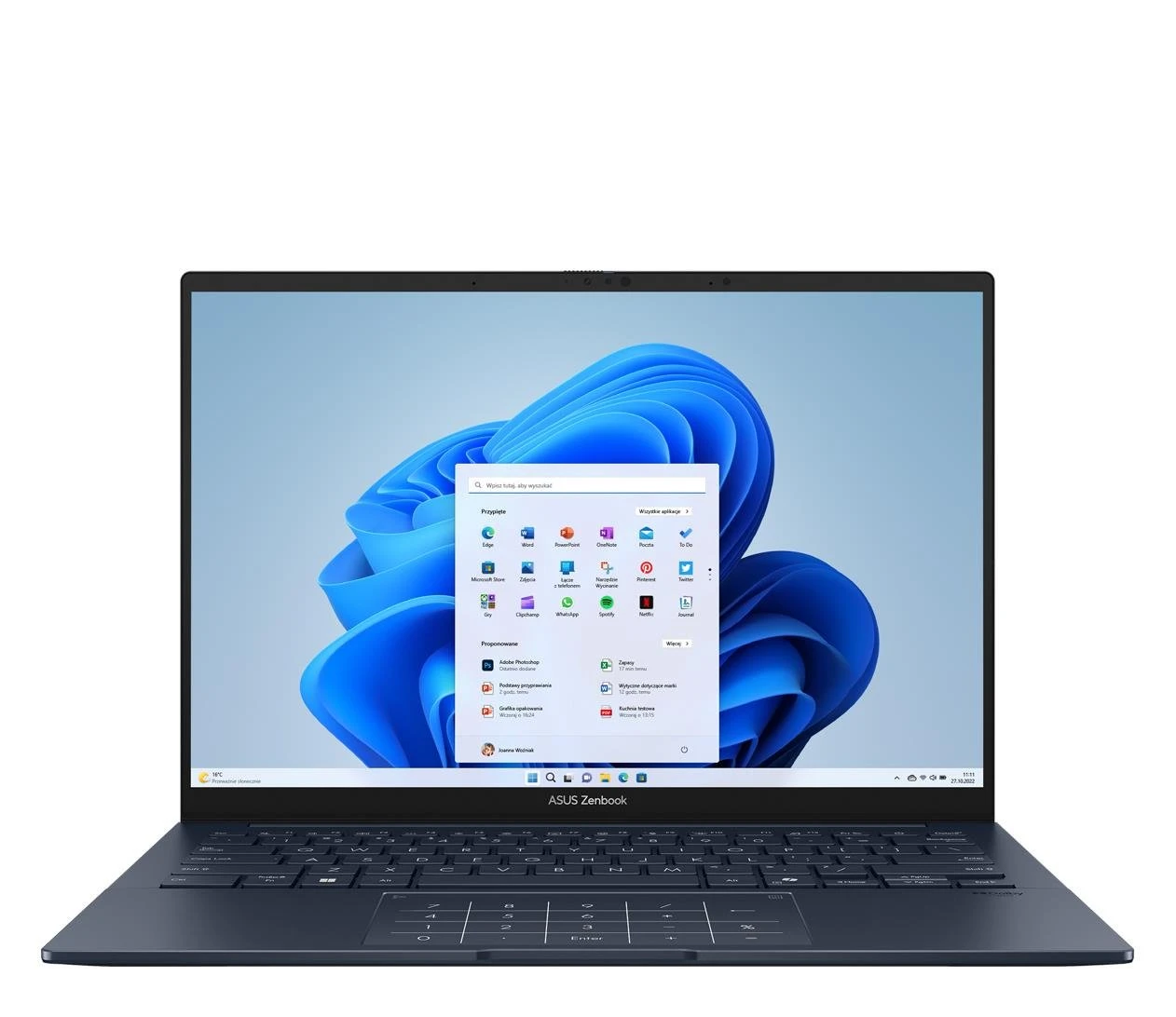 Ноутбук ASUS Zenbook 14 Ultra 9-285H/16GB/512/Win11 Touch 120Hz (UX3405CA-SU1499W)