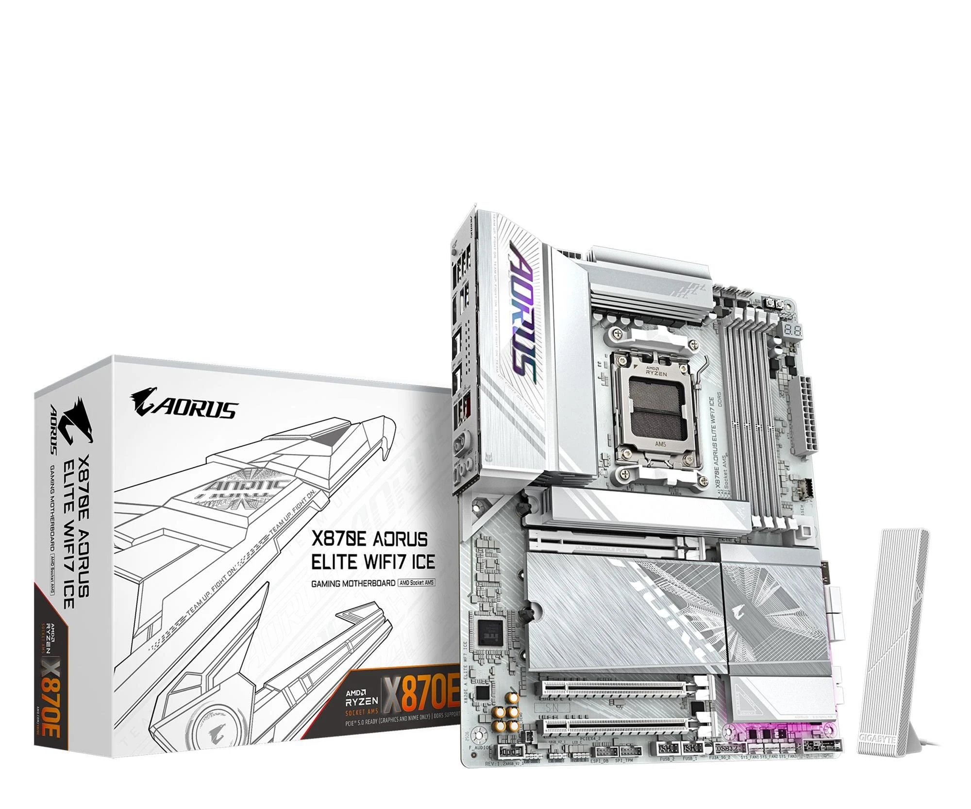 Материнская плата Gigabyte X870E A ELITE WF7 ICE EU