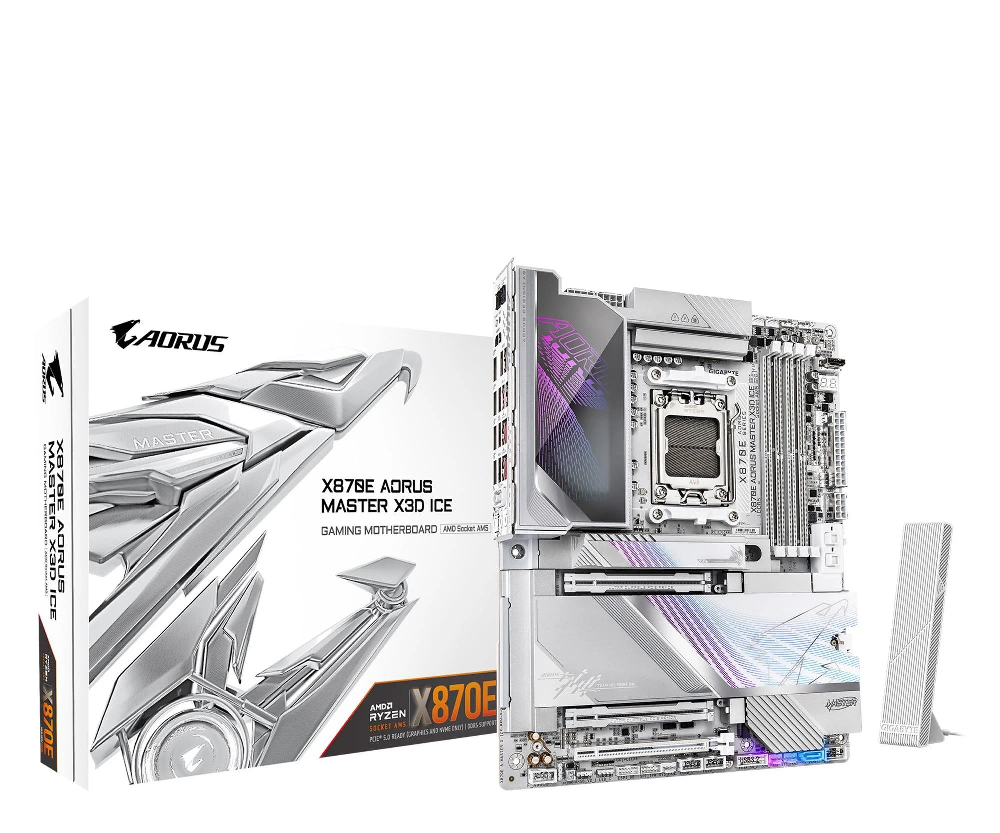Материнская плата Gigabyte X870E A MASTER X ICE EU