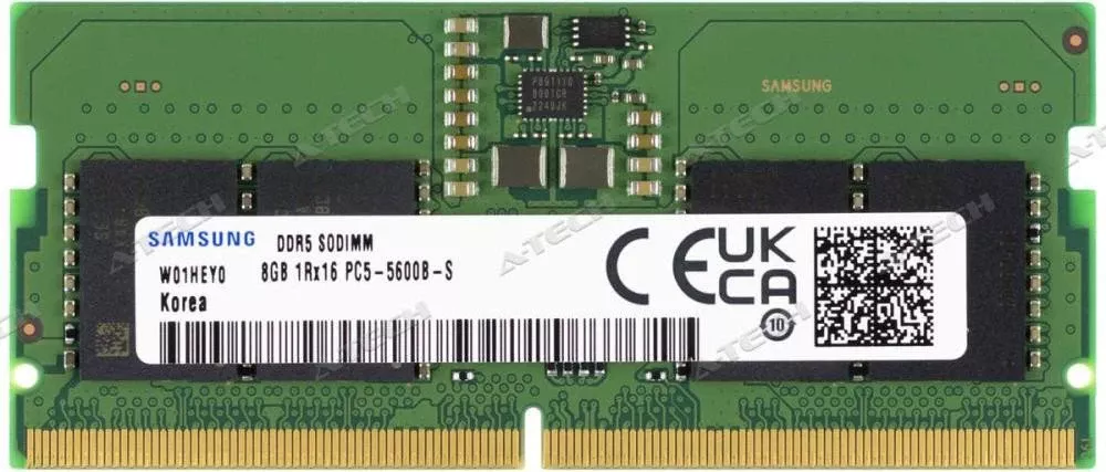 Оперативна пам'ять Samsung 8 GB SO-DIMM DDR5 5600 MHz (M425R1GB4BB0-CWM)