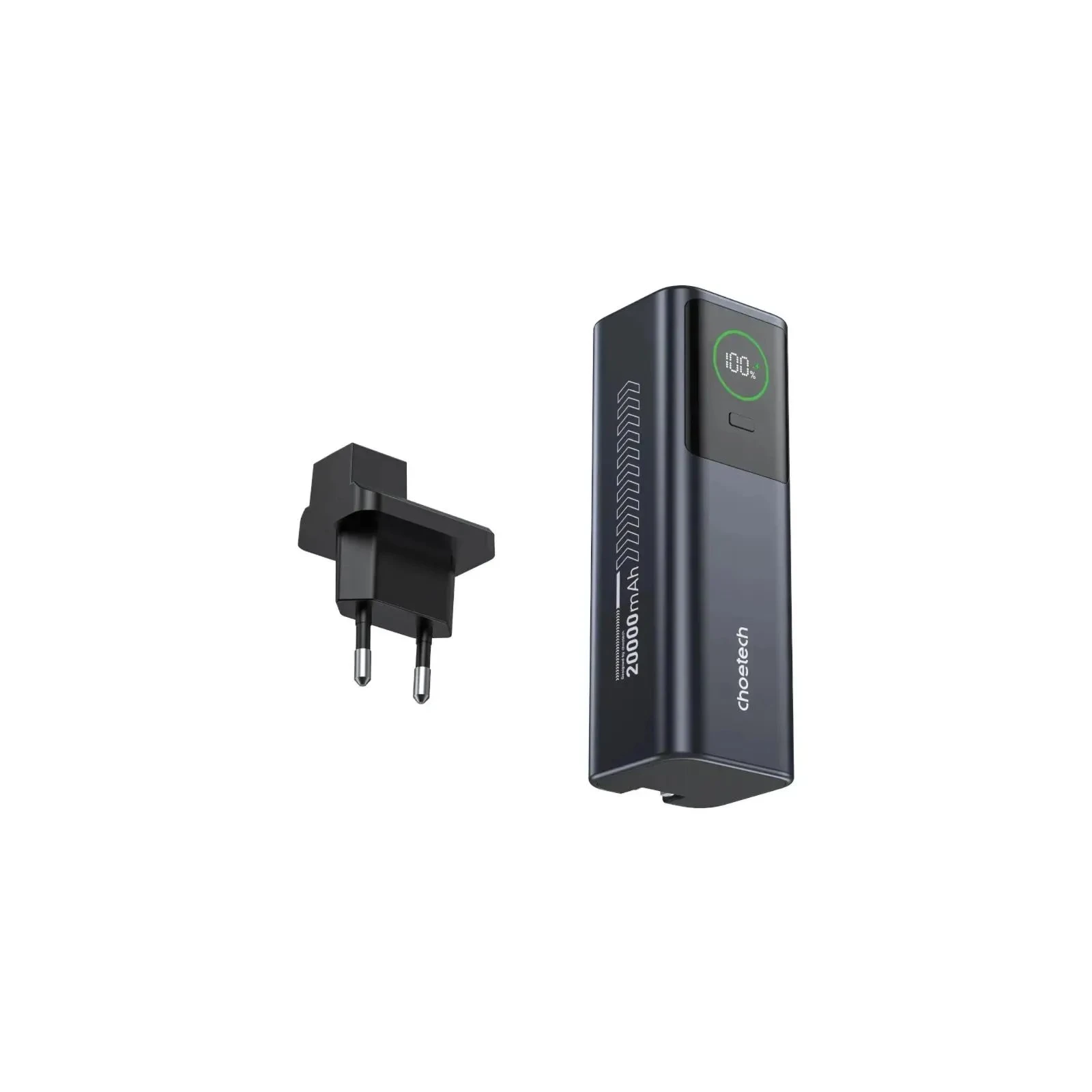 Мобильная батарея Choetech 20000mAh, PD/100W, QC, AFC, AC input (B1012) (UA)