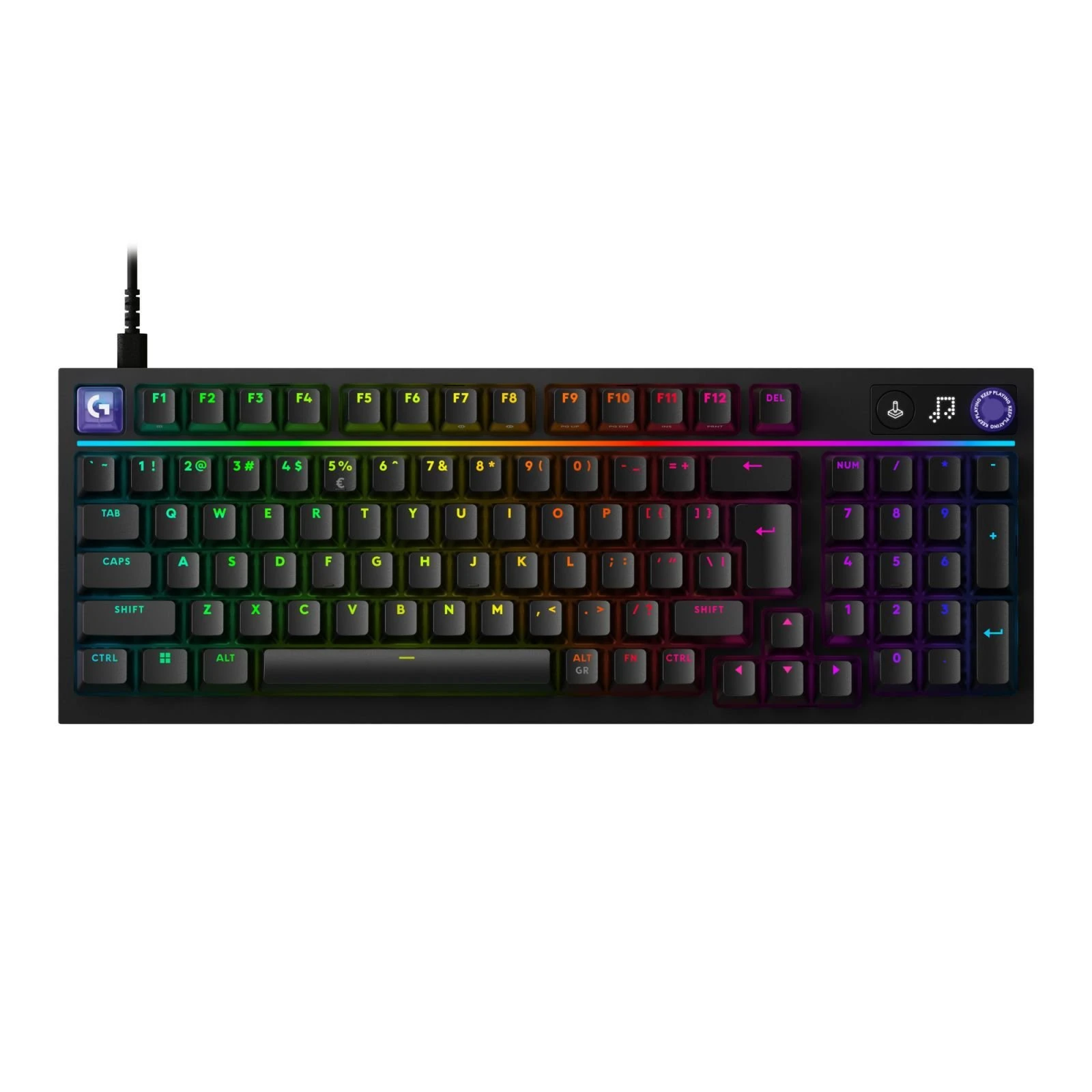 Клавіатура Logitech G316 X TKL USB UA Black (920-014205) (UA)