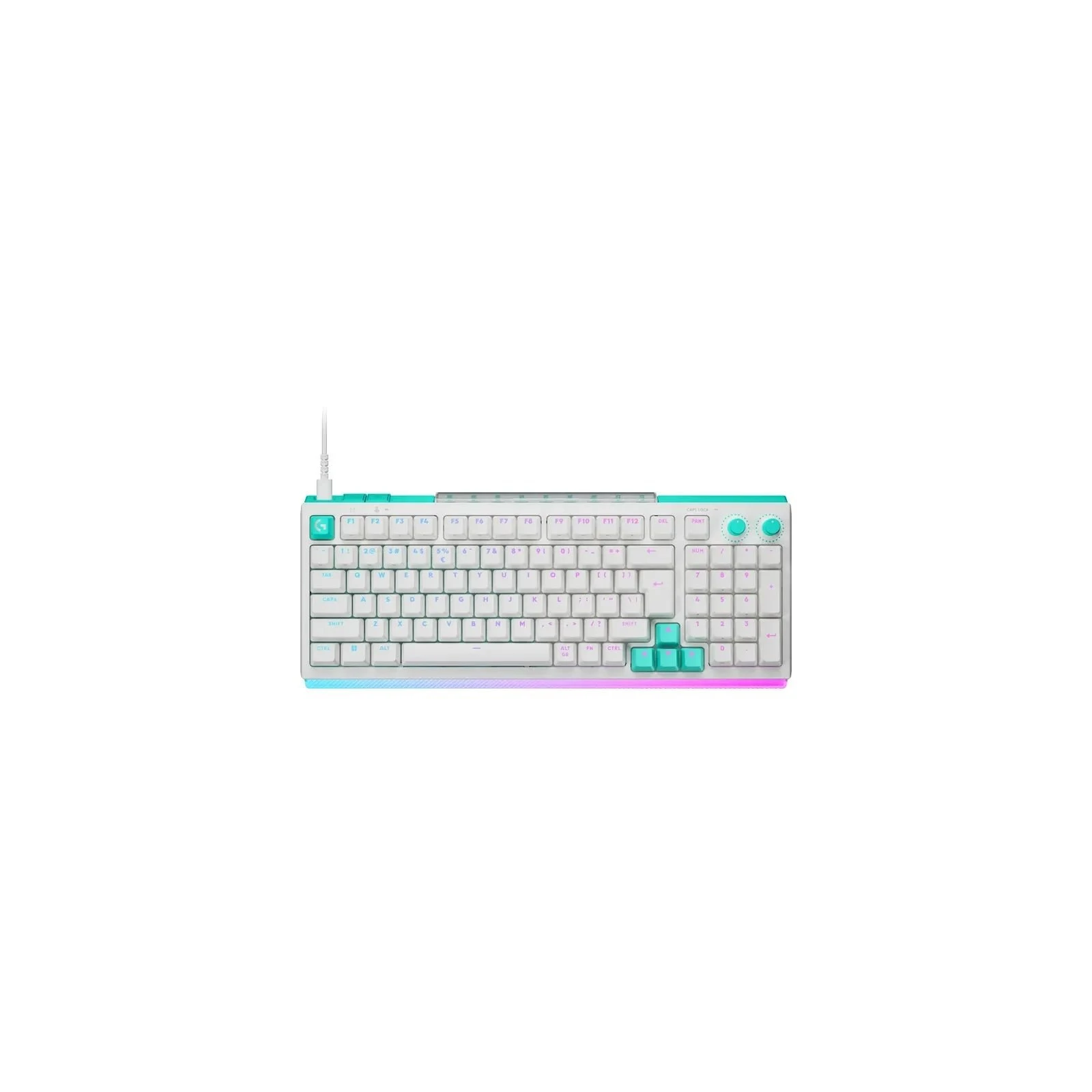 Клавиатура Logitech G512 X 98 Tactile Switch RGB USB UA White (920-014003) (UA)