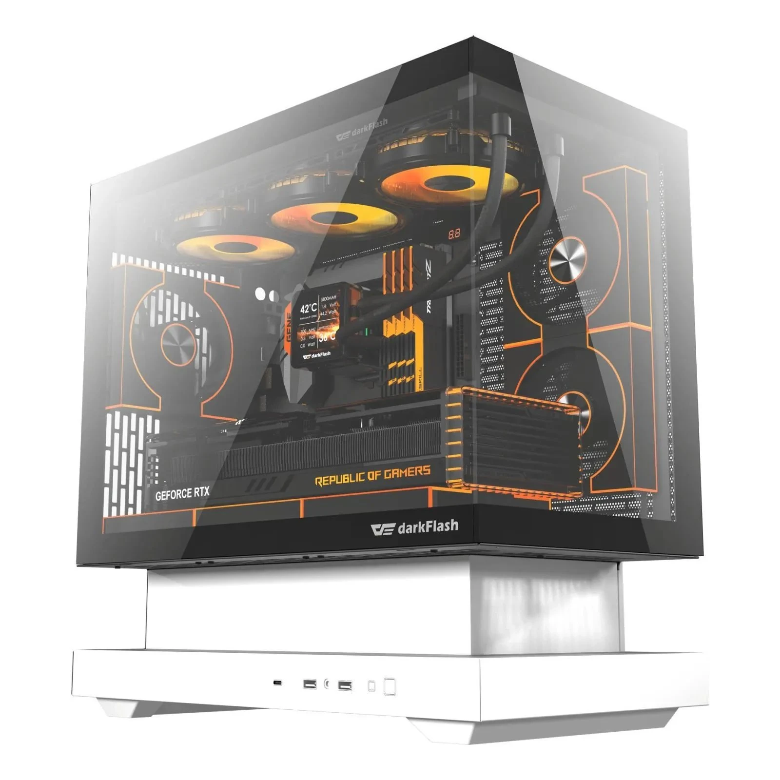 Корпус DARKFLASH F1 WHITE (UA)