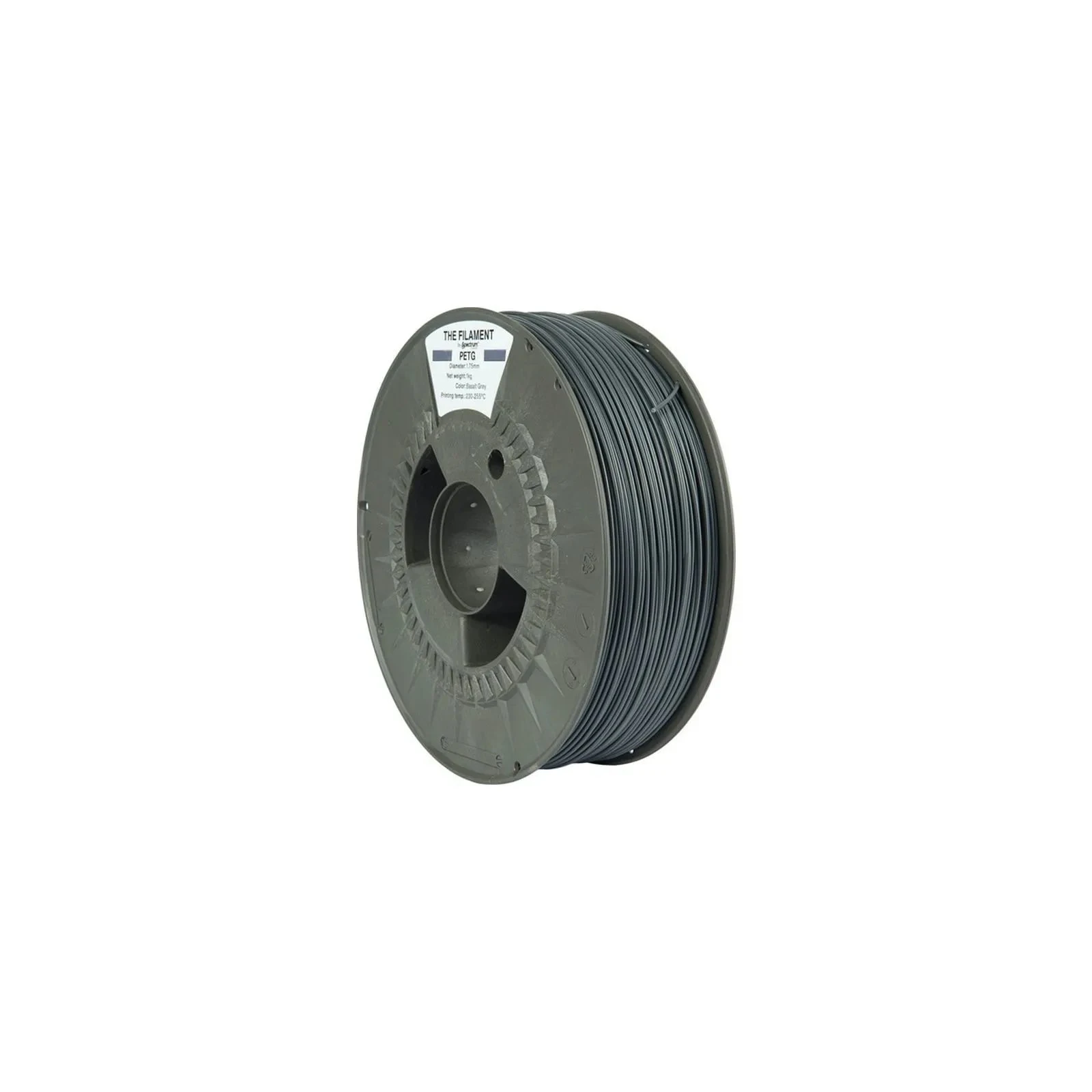 Пластик для 3D-принтера The Filament PETG 1.75mm BASALT GREY 1kg (TF-24017) (UA)