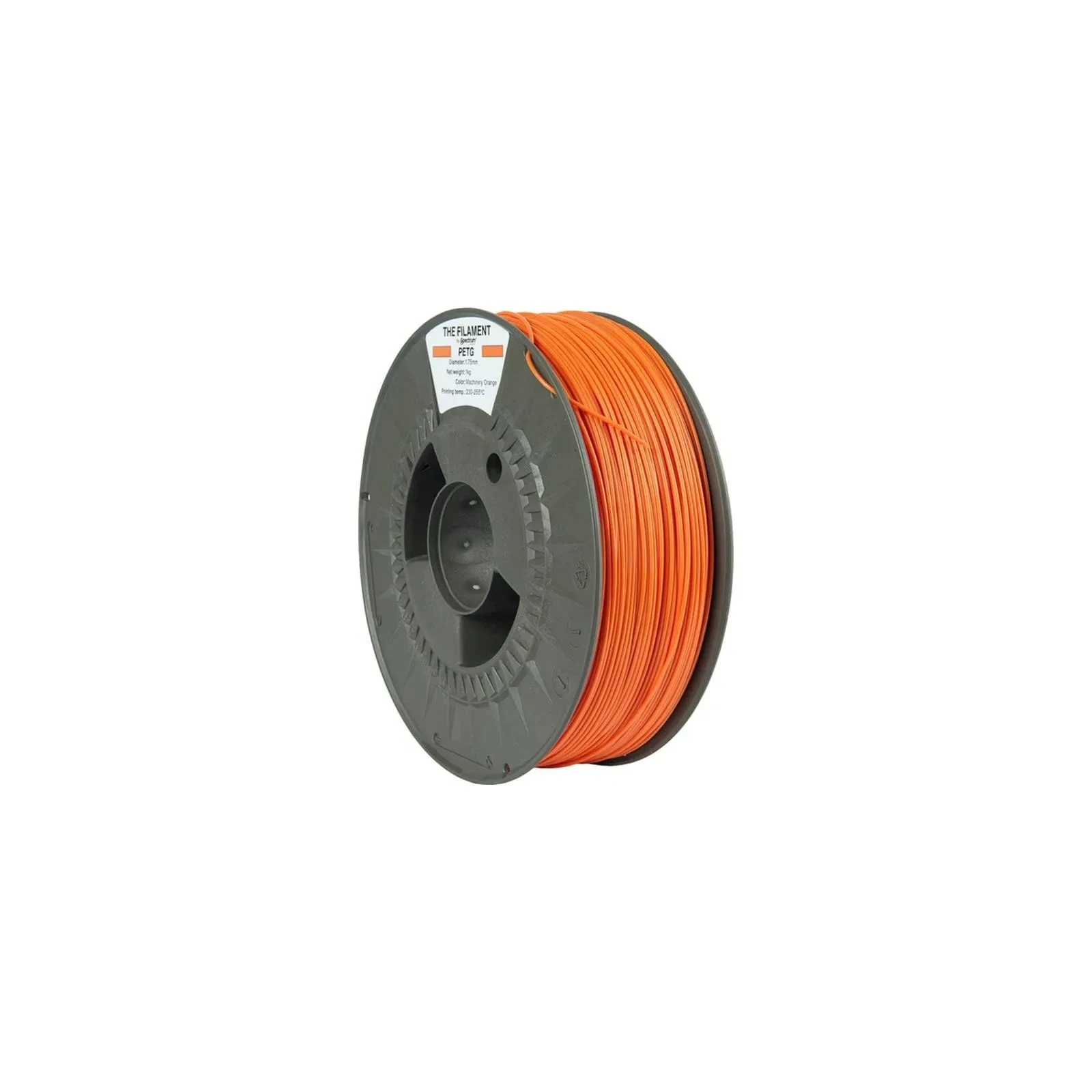 Пластик для 3D-принтера The Filament PETG 1.75mm MACHINERY ORANGE 1kg (TF-24024) (UA)