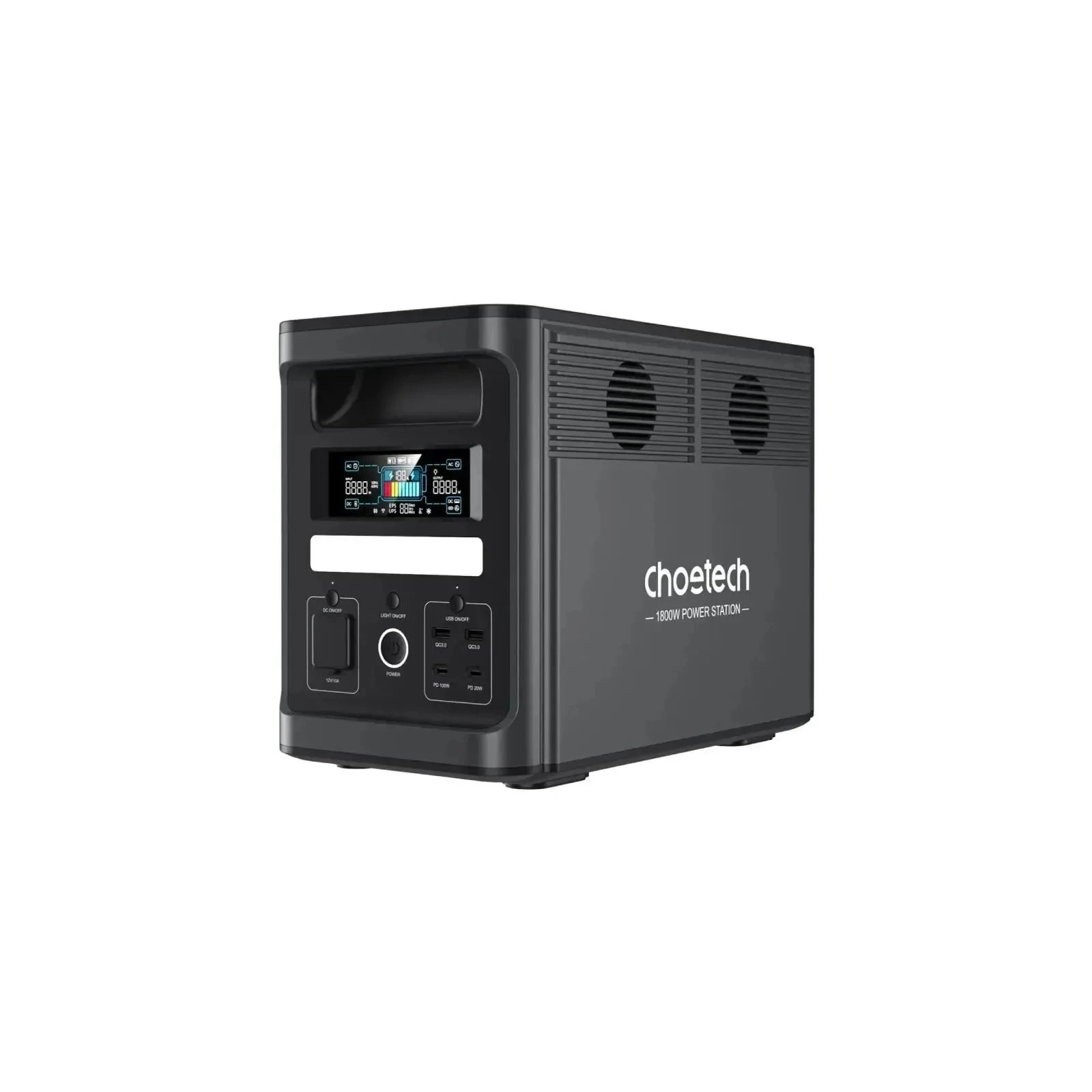 Зарядная станция Choetech 1800W 1536Wh (BS065-BQB) (UA)