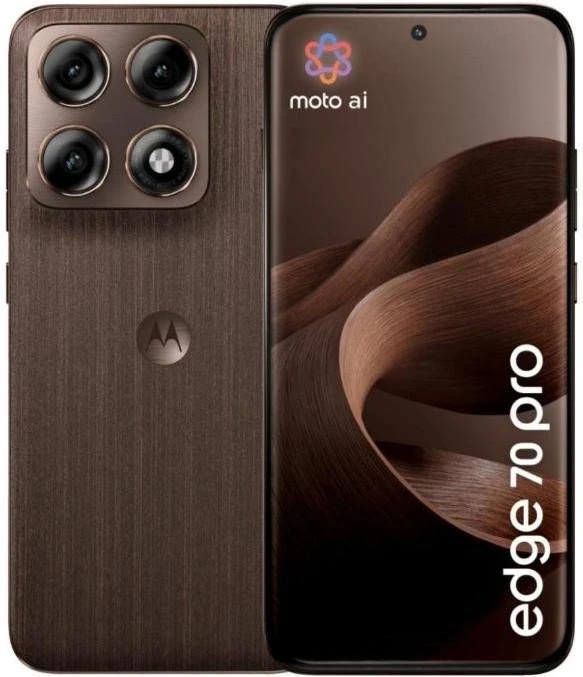 Телефон Motorola Edge 70 Pro 8/256GB Chicory Coffee (Wood) (PBC20086RS) (UA)
