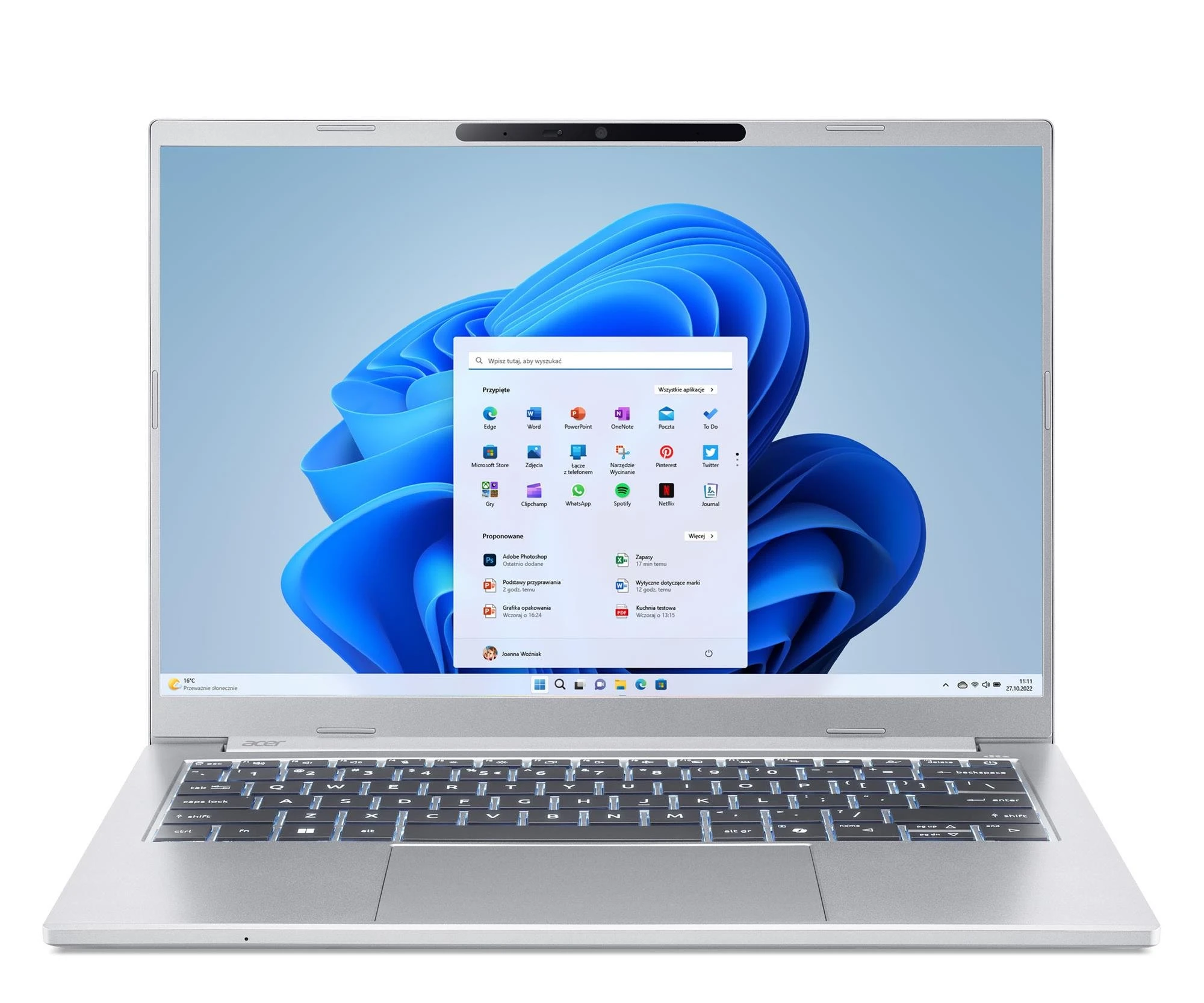 Ноутбук Acer Aspire 14 Ryzen AI 5 430/16GB/512/Win11 OLED (A14-I71M || NX.JX7EP.00A)
