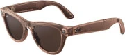 Смарт-окуляри Ray-Ban Meta Skyler Gen2 Standard Shiny Transp.Peach Frame/Clear to Brown Transit.Lenses (RW4014 6778M4 52-20)