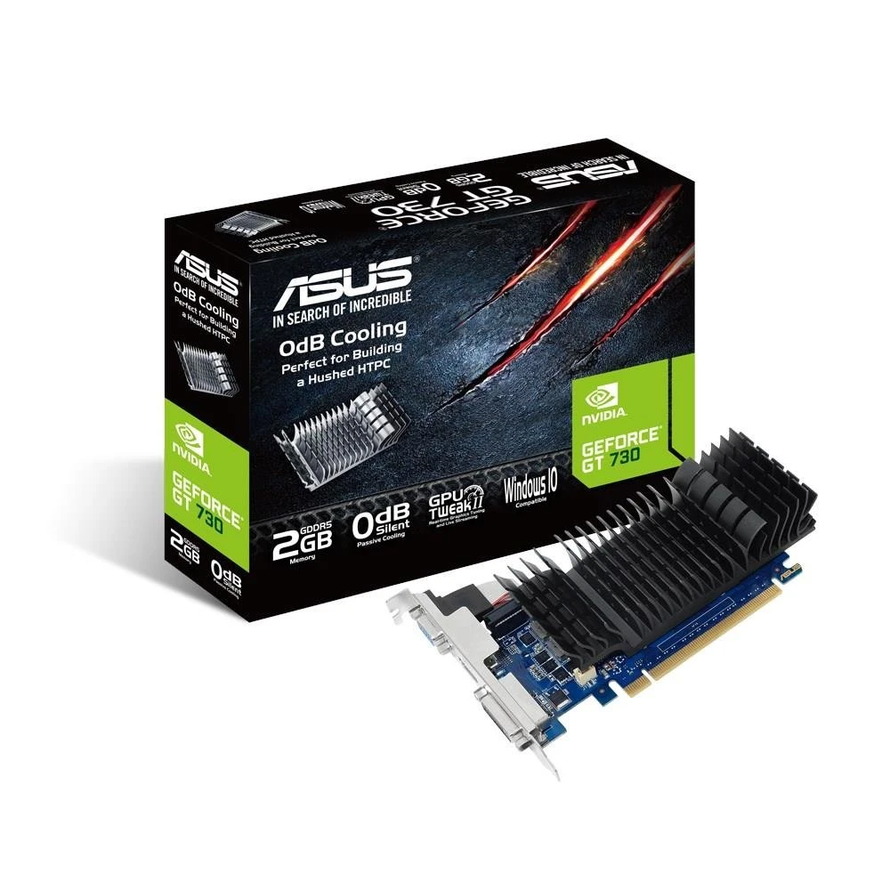Видеокарта ASUS GeForce GT 730 Silent 2GB DDR5 (GT730-SL-2GD5-BRK) EU
