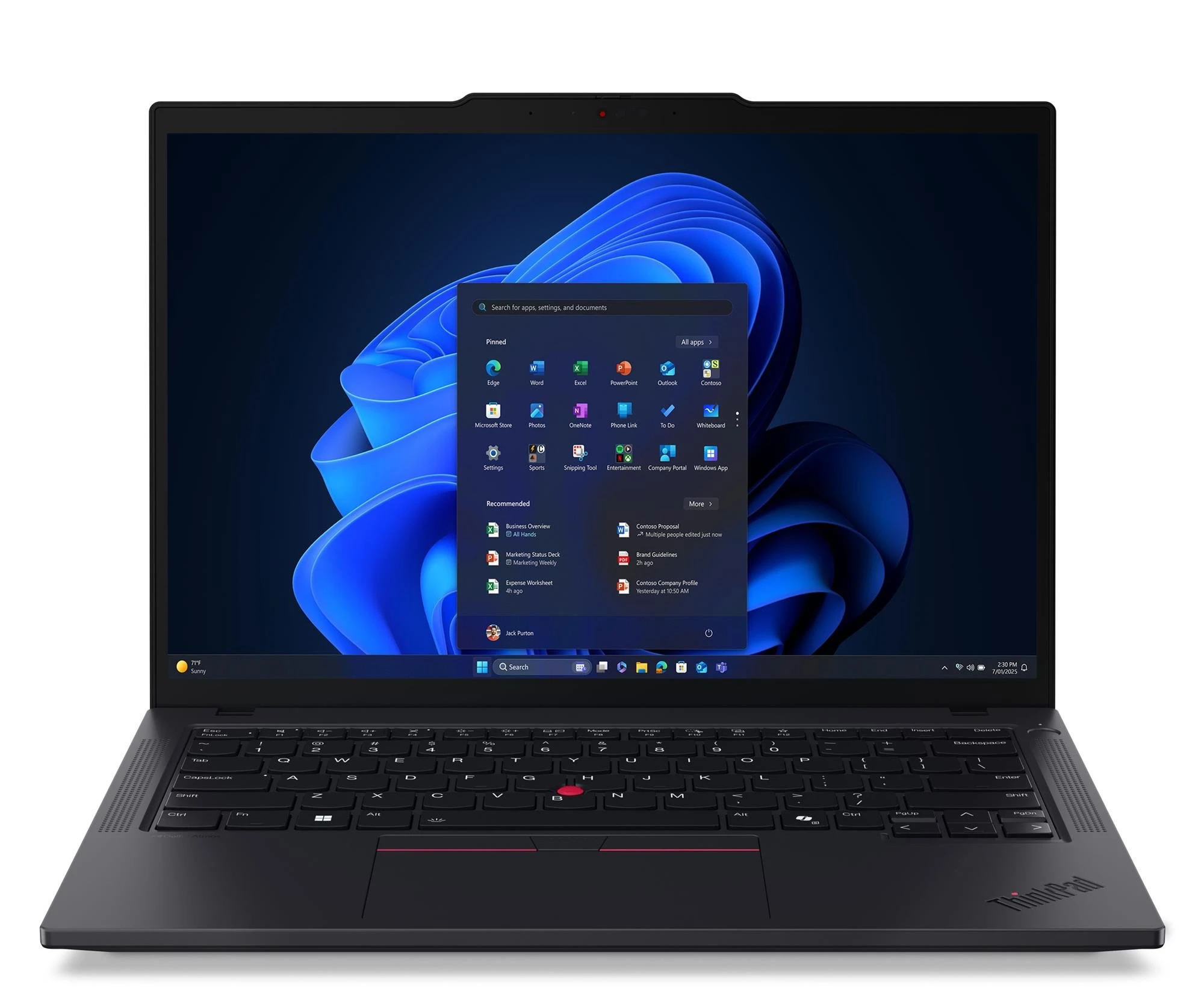 Ноутбук Lenovo ThinkPad T14 Ultra 5-225U/16GB/512/Win11P (21QC002YPB)