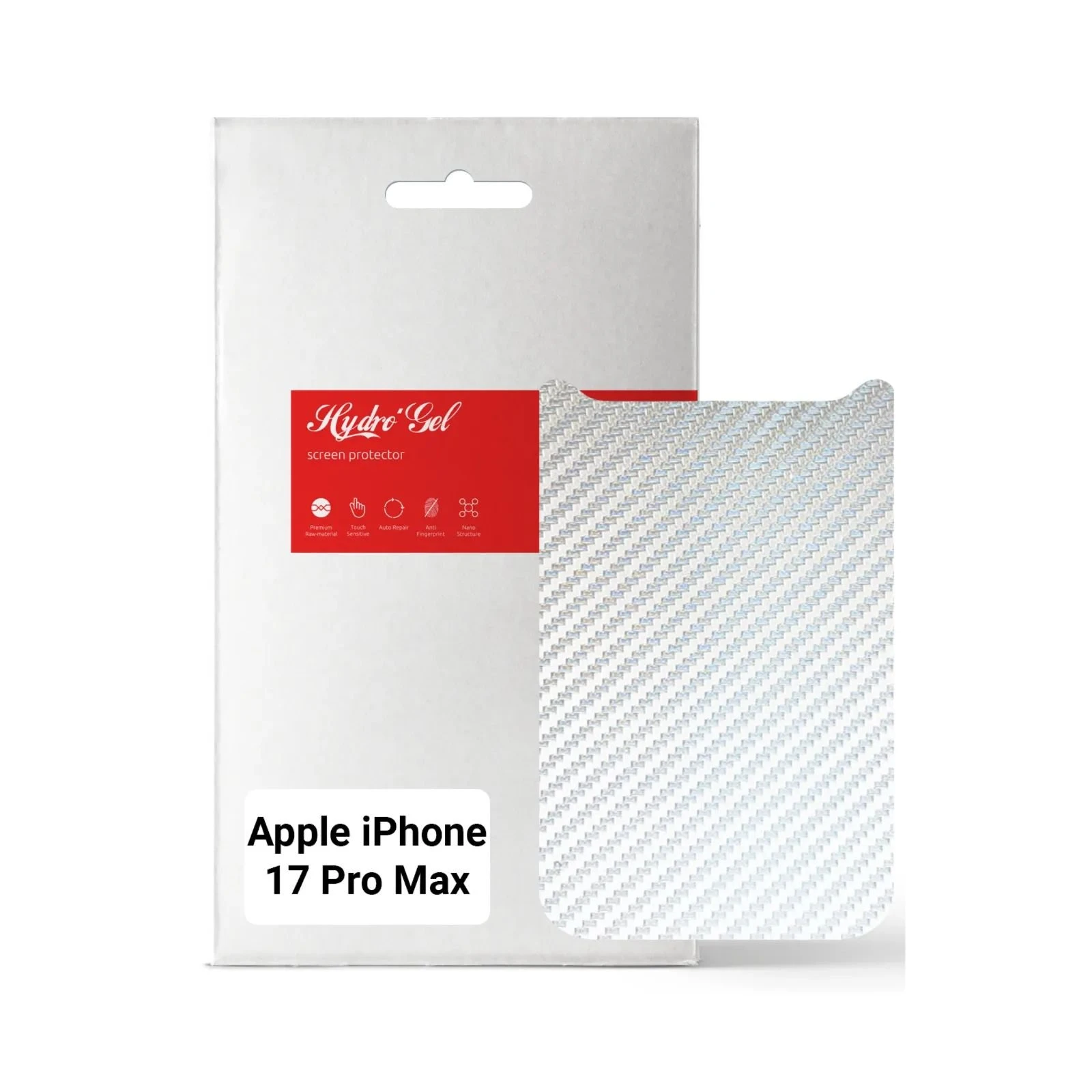 Плівка захисна Armorstandart Back panel Carbone Apple iPhone 17 Pro Max Transparent (ARM86201) (UA)