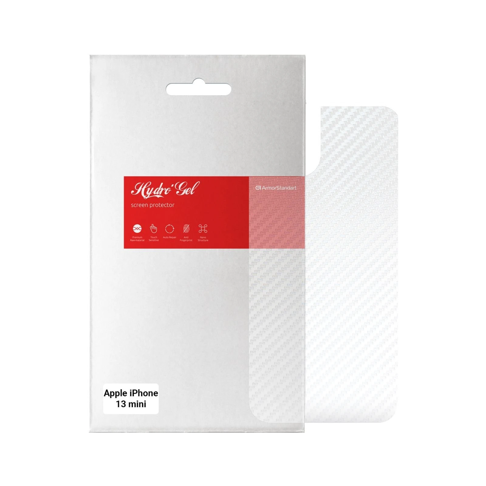 Плівка захисна Armorstandart back side Apple iPhone 13 mini Carbone Transparent (ARM61070) (UA)