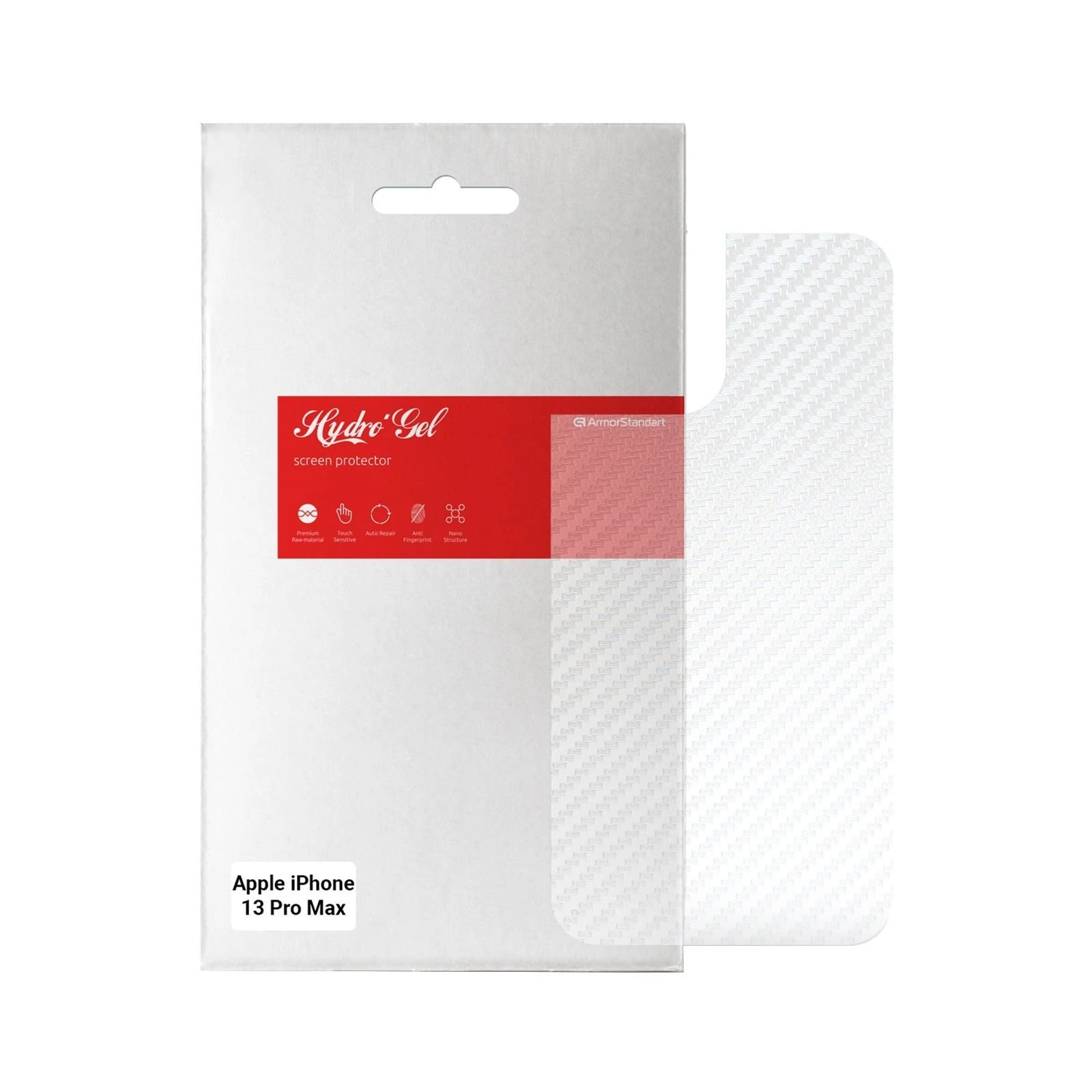 Пленка защитная Armorstandart back side Apple iPhone 13 Pro Max Carbone Transparent (ARM61071) (UA)
