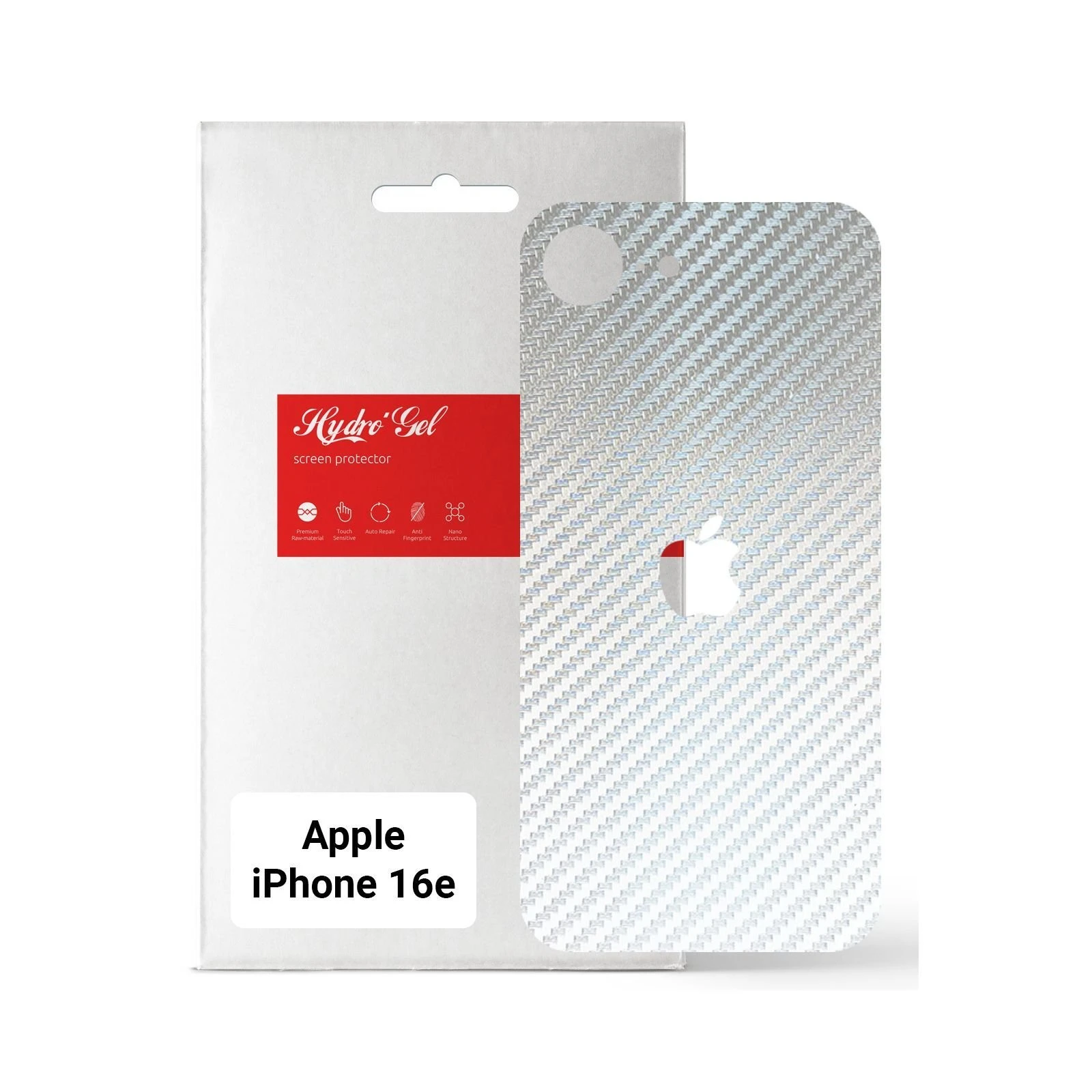 Плівка захисна Armorstandart для задньої панелі Apple iPhone 16e Carbone Silver (ARM85457) (UA)
