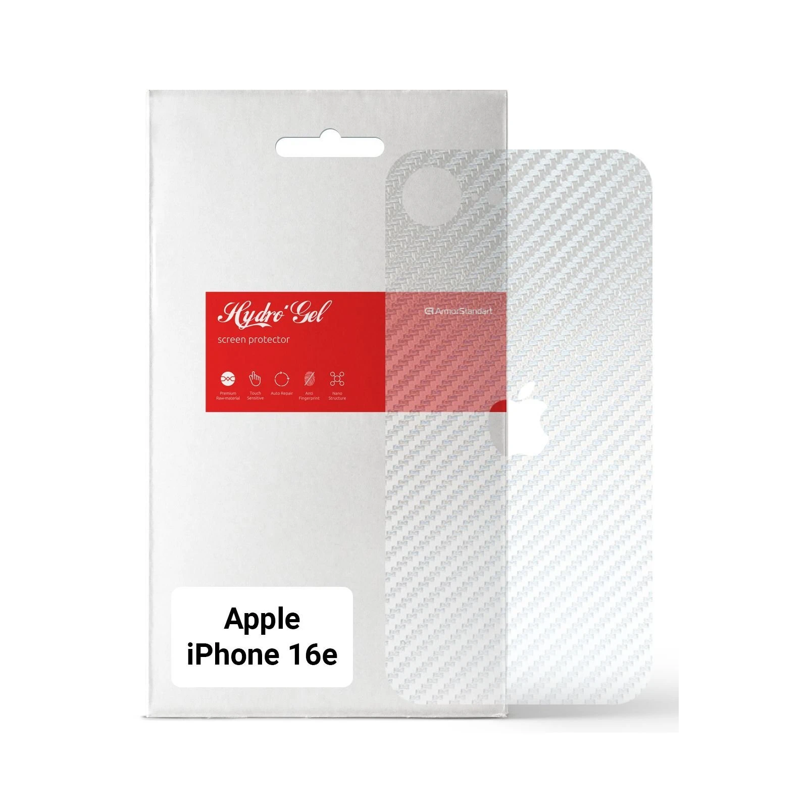 Плівка захисна Armorstandart для задньої панелі Apple iPhone 16e Carbone Transparent (ARM85458) (UA)