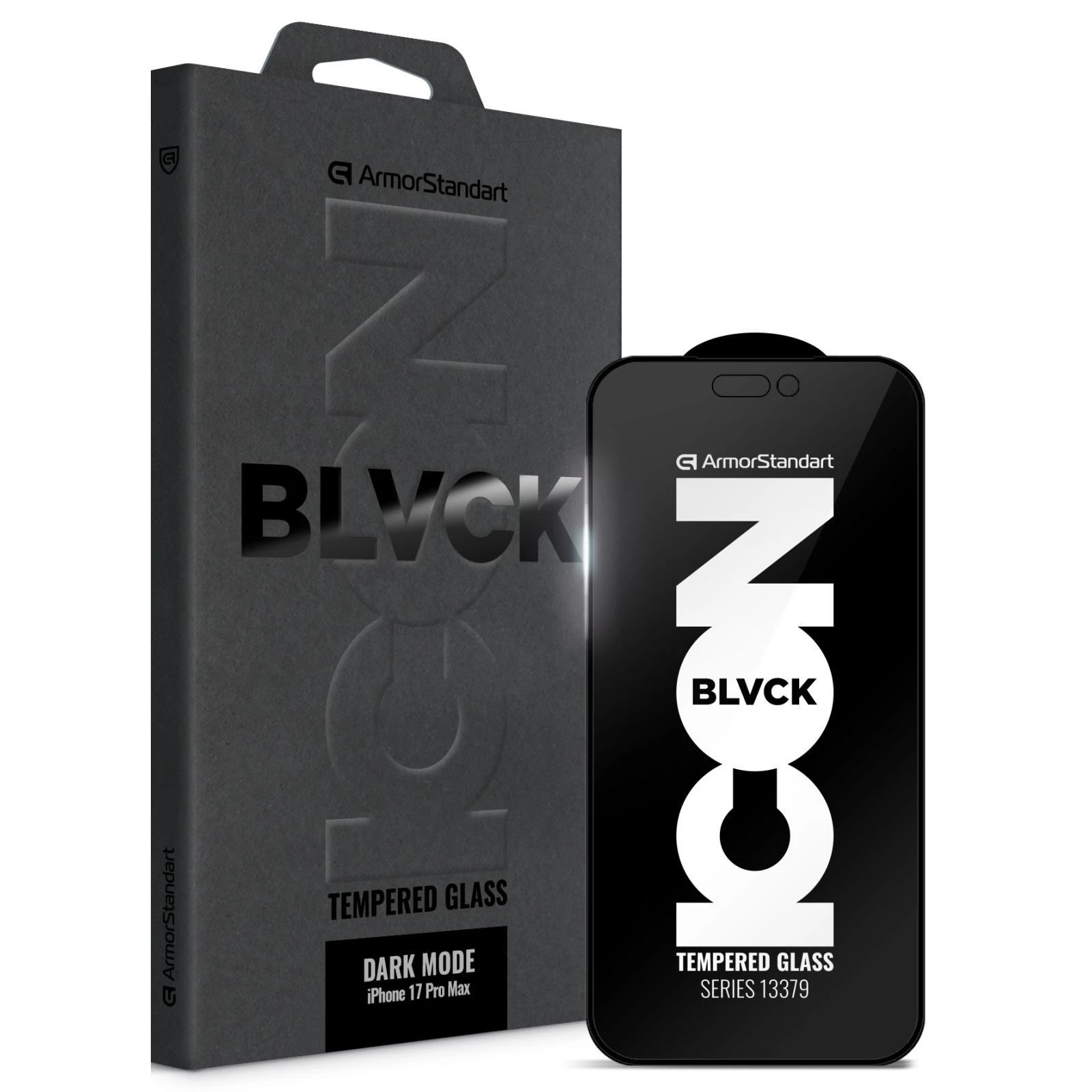 Стекло защитное Armorstandart Dark Mode BI Apple iPhone 17 Pro Max (ARM86630) (UA)