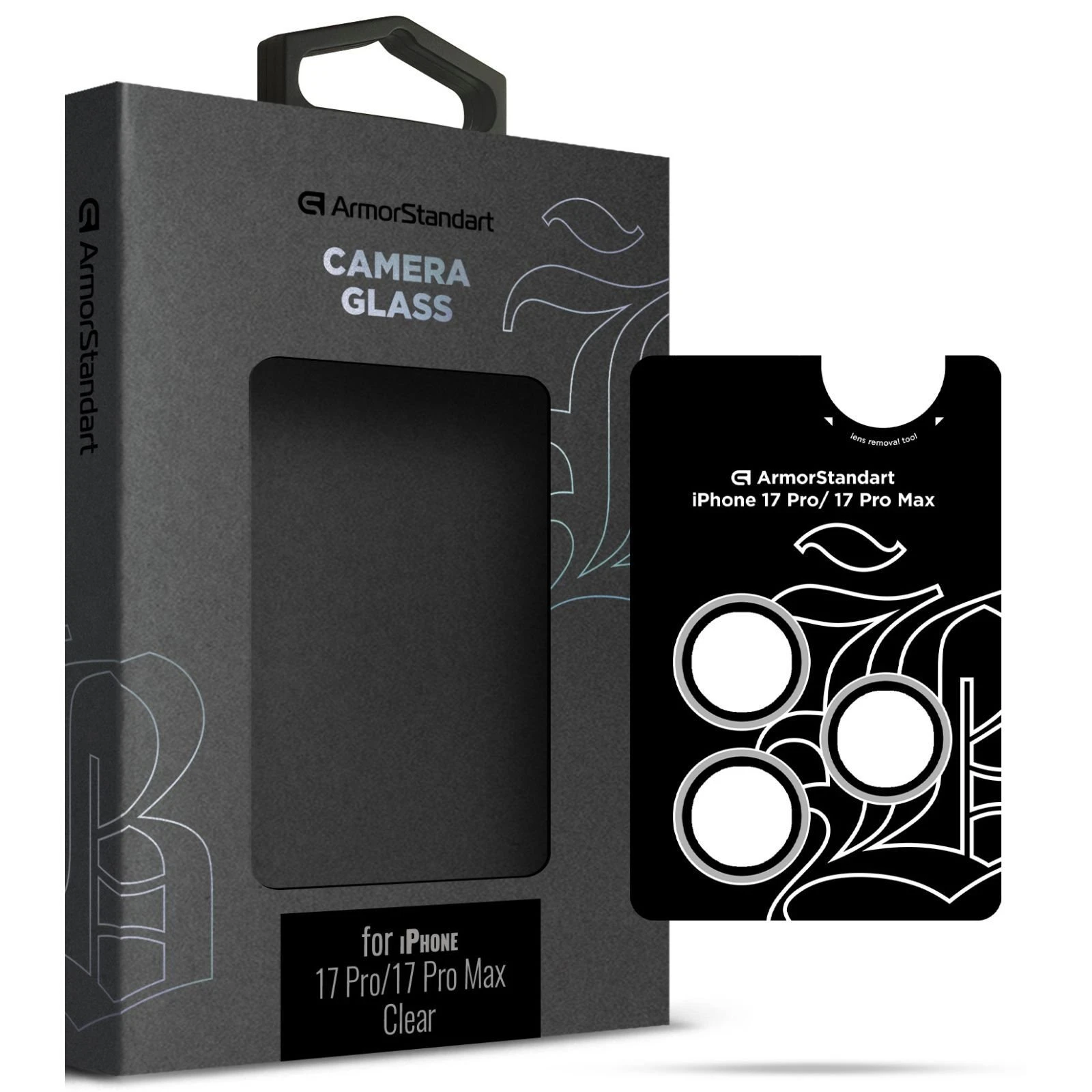 Захисне скло Armorstandart for Camera Supreme BI Apple iPhone 17 Pro / 17 Pro Max Прозоре (ARM86441) (UA)