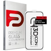 Стекло защитное Armorstandart Icon 3D Apple iPhone 17 Pro Max (ARM86214) (UA)