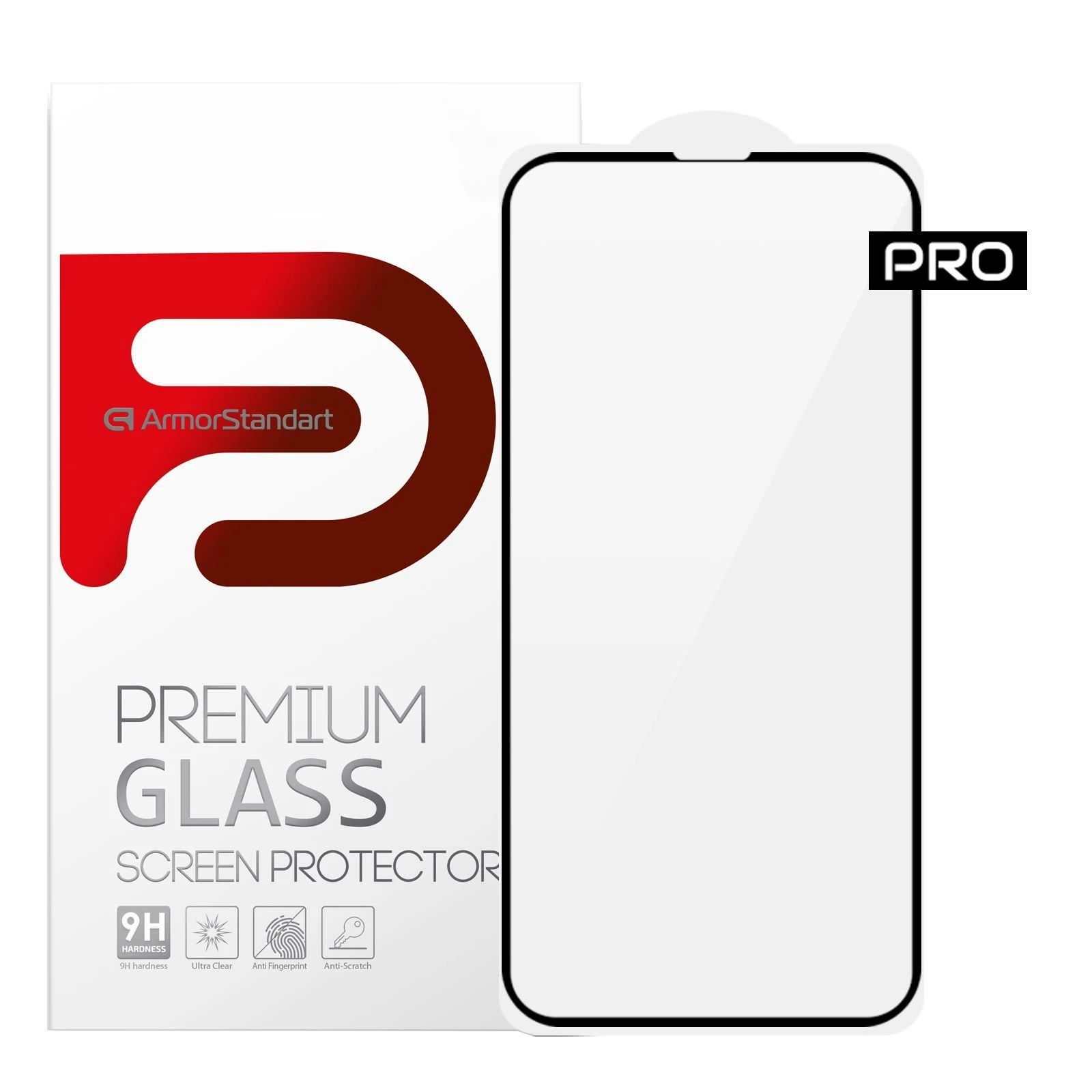 Стекло защитное Armorstandart Pro 3D Apple iPhone 13 Pro Max Black (ARM60265) (UA)