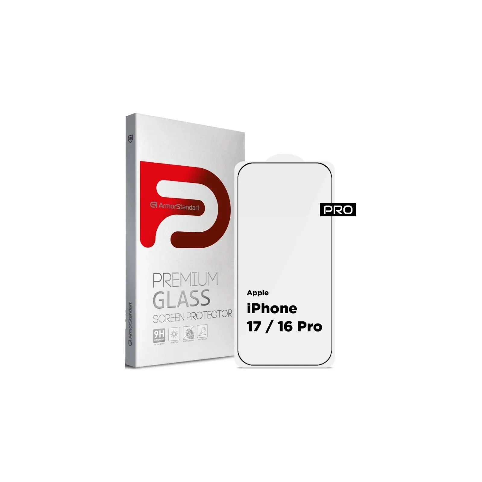 Стекло защитное Armorstandart Pro Apple iPhone 17 / 16 Pro (ARM86210) (UA)