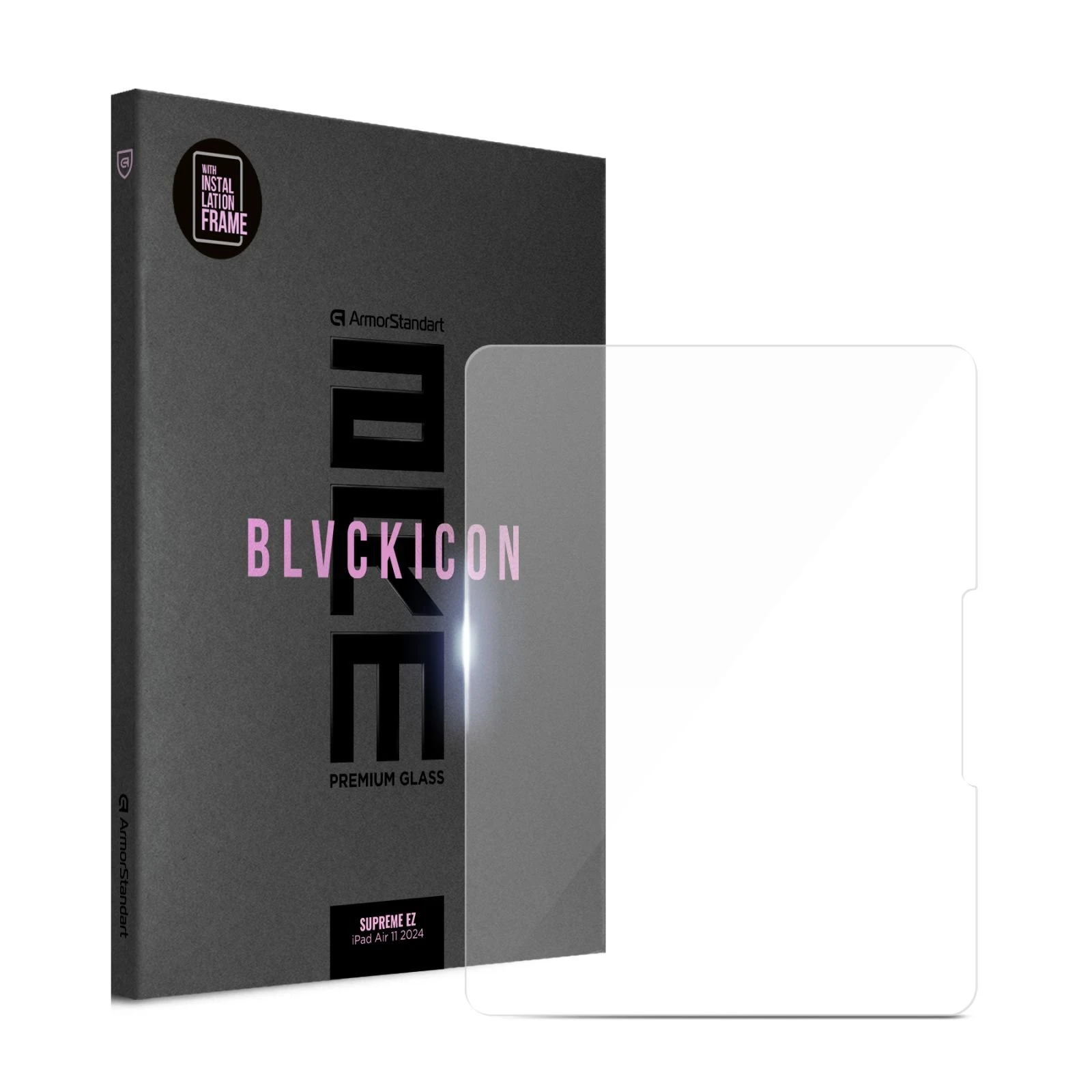 Захисне скло Armorstandart Supreme Black Icon Apple iPad Air 11 2024 (ARM78105) (UA)