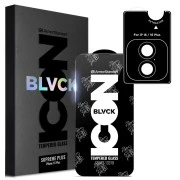 Стекло защитное Armorstandart Supreme Plus Black Icon Apple iPhone 16 (ARM81395) (UA)
