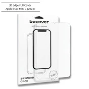 Стекло защитное BeCover 3D Edge Full Cover Apple iPad Mini 7 2024 (714772) (UA)