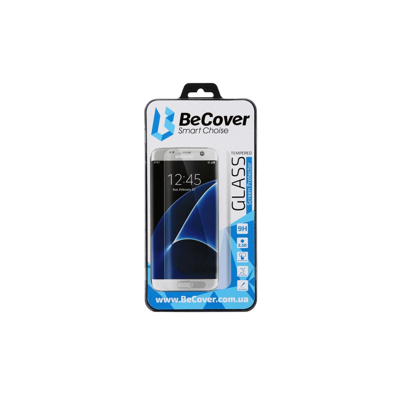 Стекло защитное BeCover Apple iPhone 12 Black (705375) (UA)