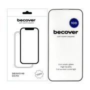 Стекло защитное BeCover Apple iPhone 13 10D Black (711513) (UA)