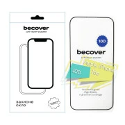 Стекло защитное BeCover Apple iPhone 16e 10D Black (713235) (UA)