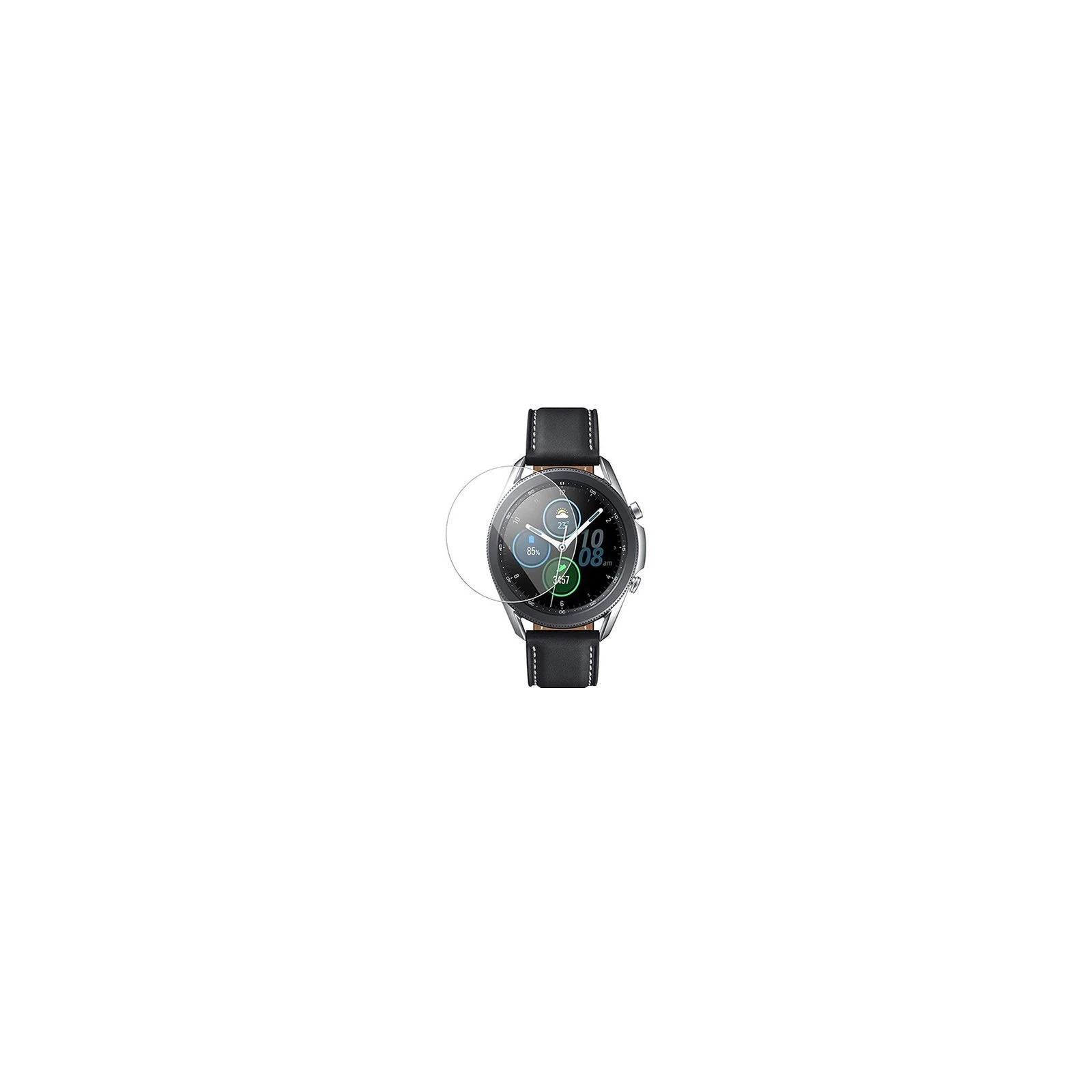 Захисне скло Drobak Apple Watch Series 8 45mm Black Frame A+ (313196) (UA)