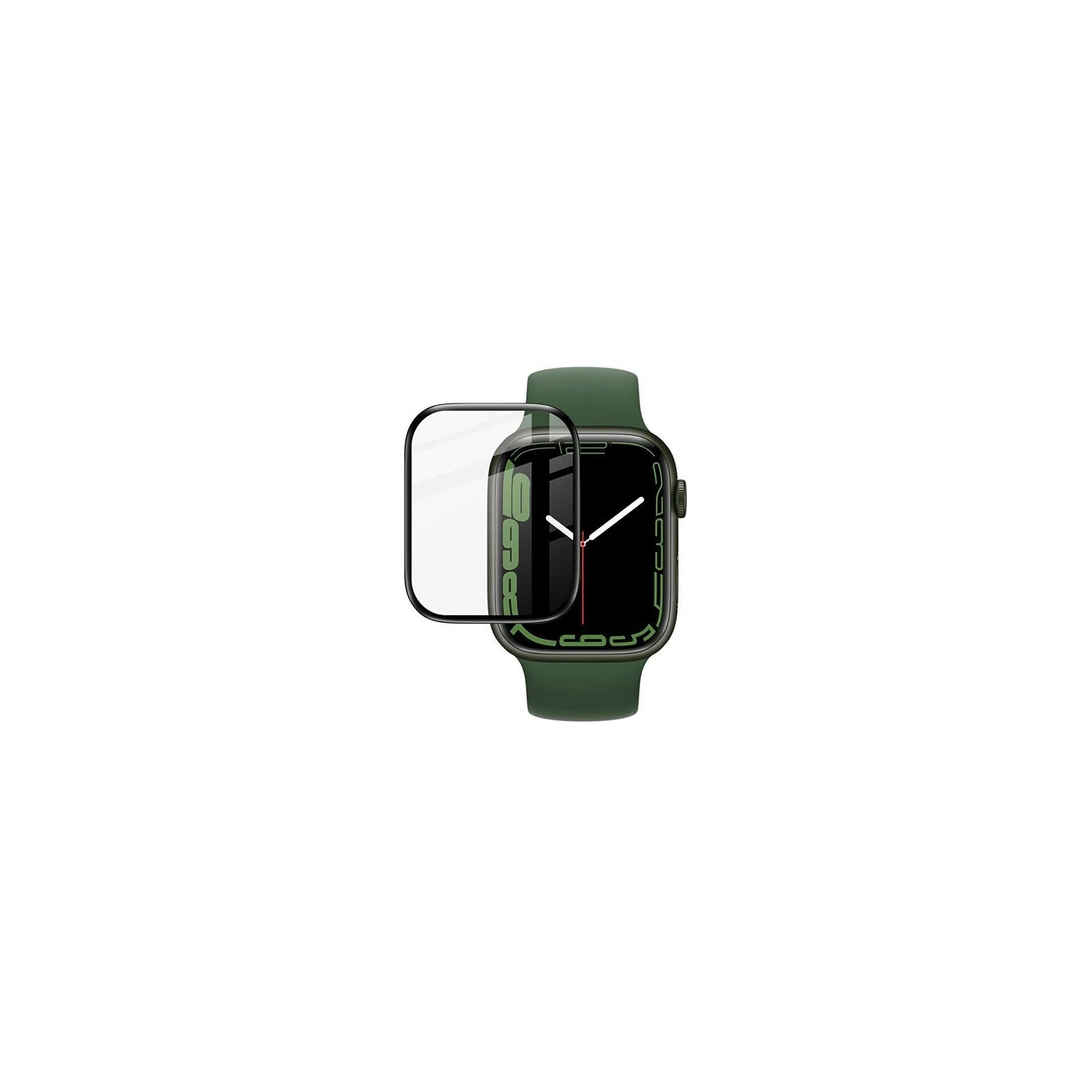 Захисне скло Drobak Apple Watch Ultra 49mm Black Frame A+ (323203) (UA)