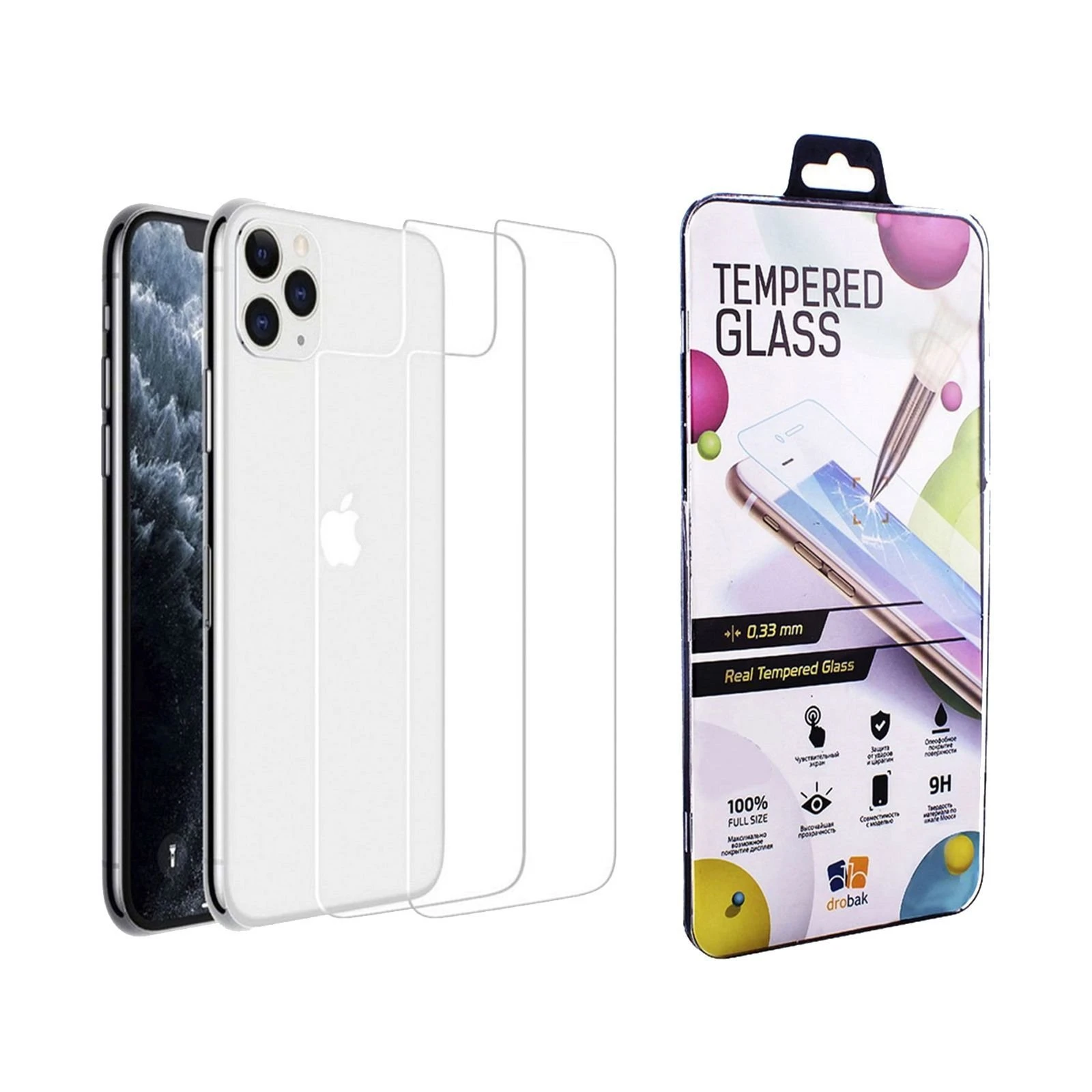 Стекло защитное Drobak back panel Apple iPhone 13 Pro Max (606067) (606067) (UA)