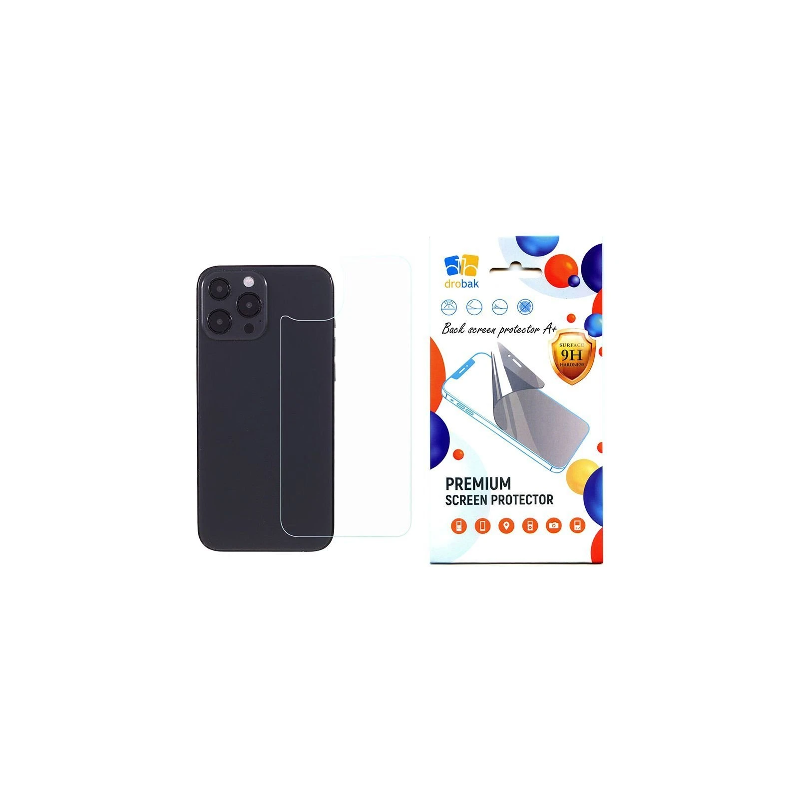 Стекло защитное Drobak back panel Apple iPhone 15 (292937) (UA)