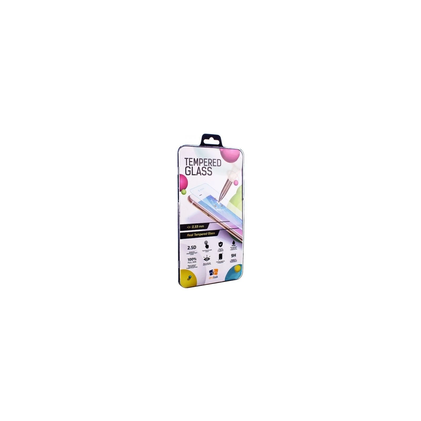 Захисне скло Drobak для Apple iPhone 6 Plus Tempered Glass (500248) (UA)