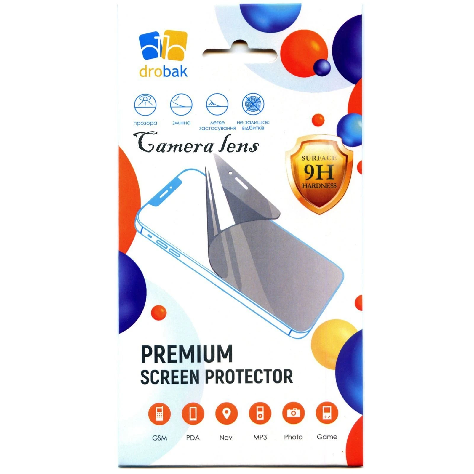 Стекло защитное Drobak for camera 3D Apple iPhone 16 Pro Max (676763) (UA)