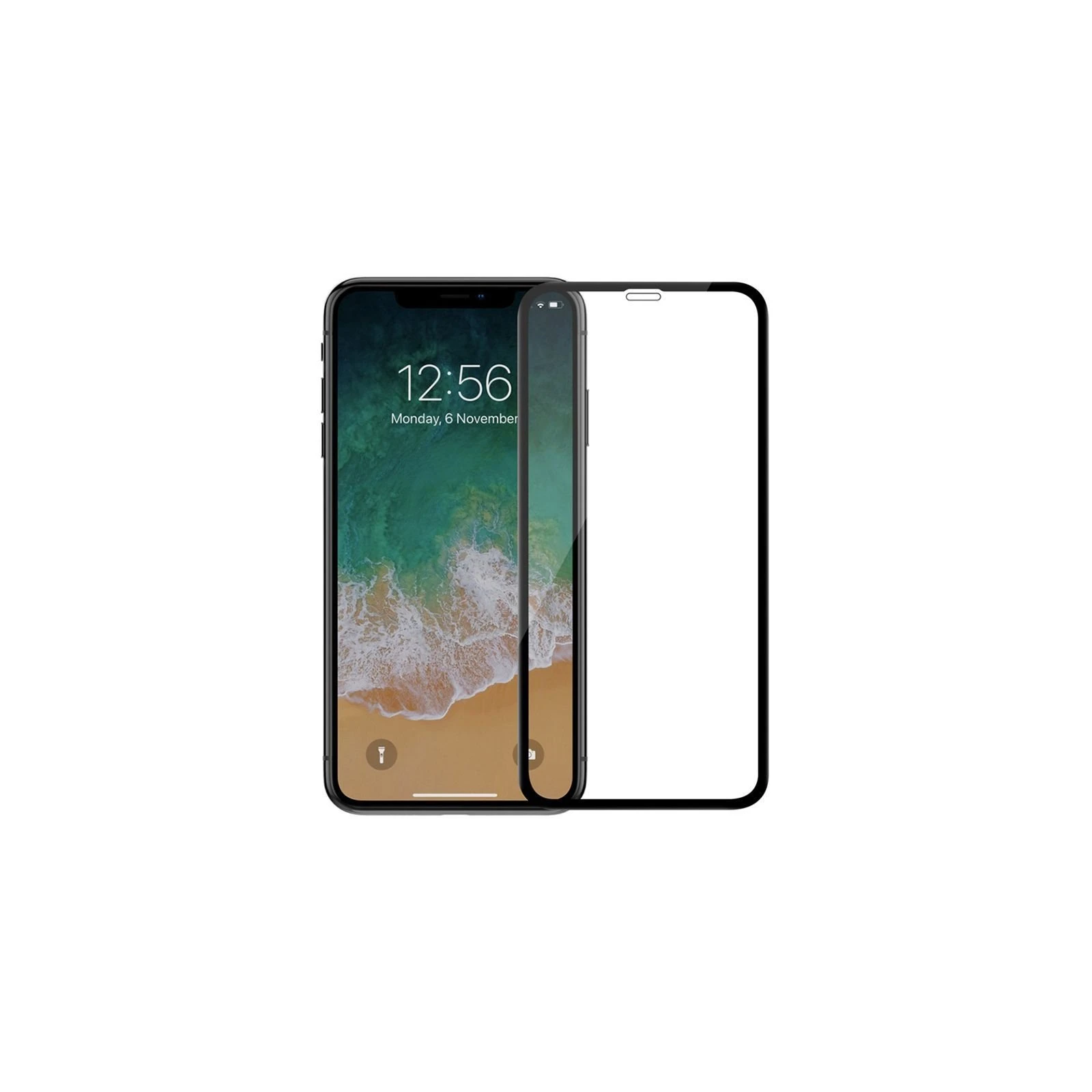 Стекло защитное PowerPlant 5D Apple iPhone XS Max/11 Pro Max (GL605774) (UA)