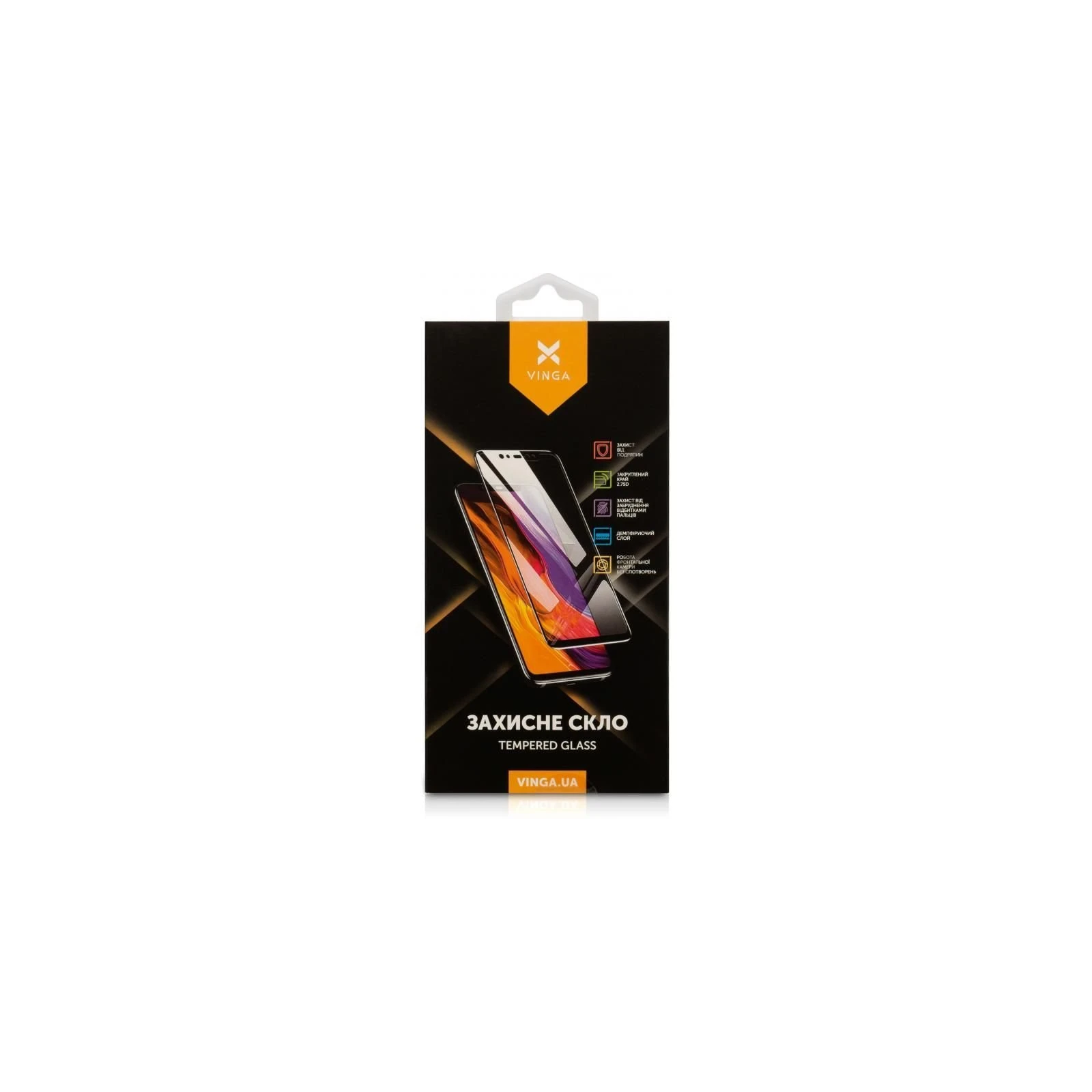 Захисне скло Vinga Apple iPhone 13 / 13 Pro / 14 (VGIP13) (UA)