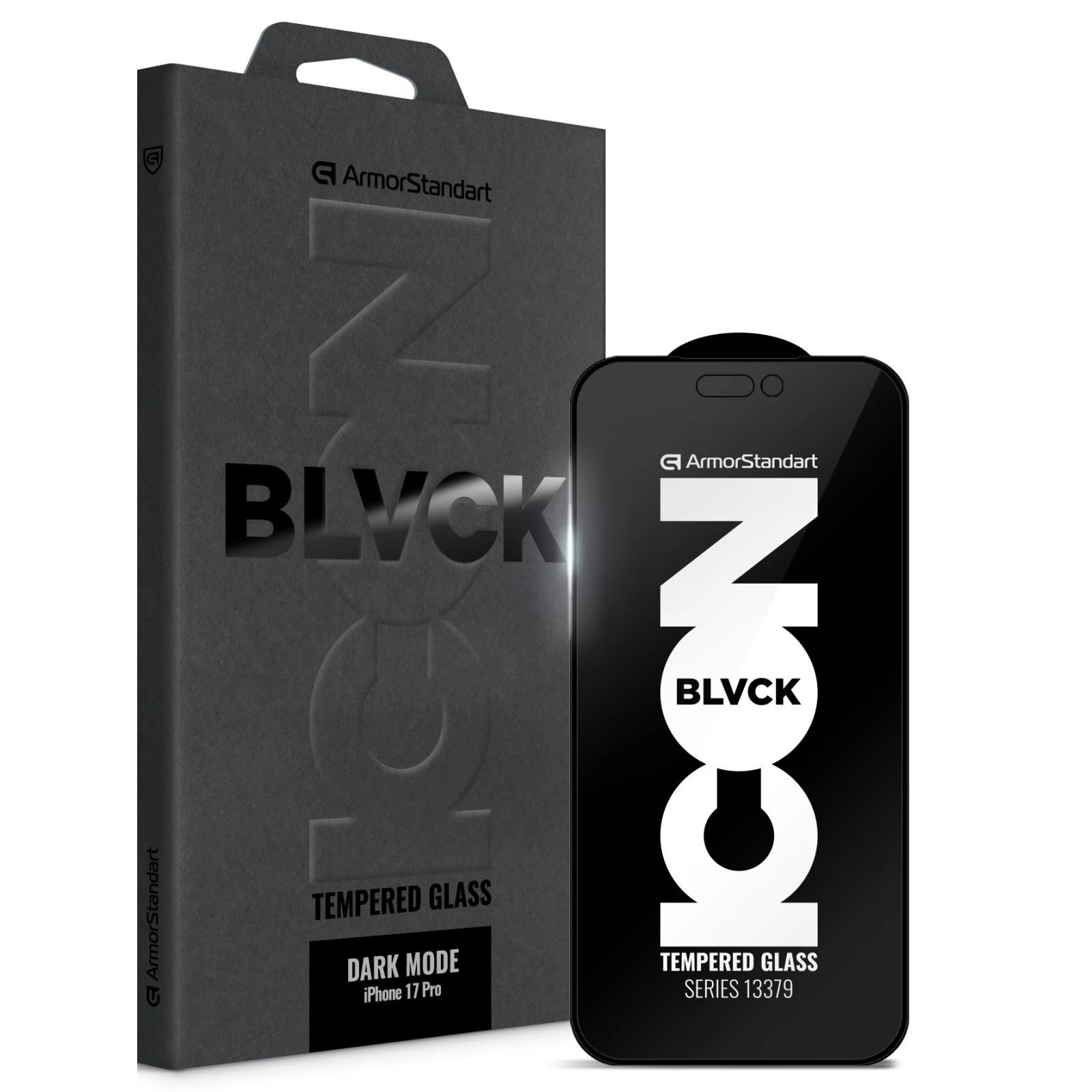 Стекло защитное Armorstandart Dark Mode BI Apple iPhone 17 Pro (ARM86629) (UA)