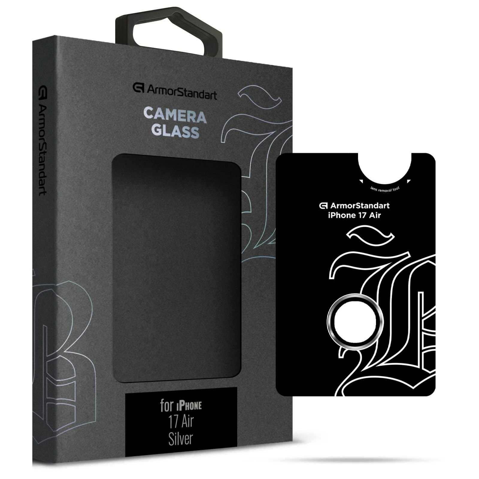 Стекло защитное Armorstandart for Camera Supreme BI Apple iPhone 17 Air Silver (ARM86449) (UA)