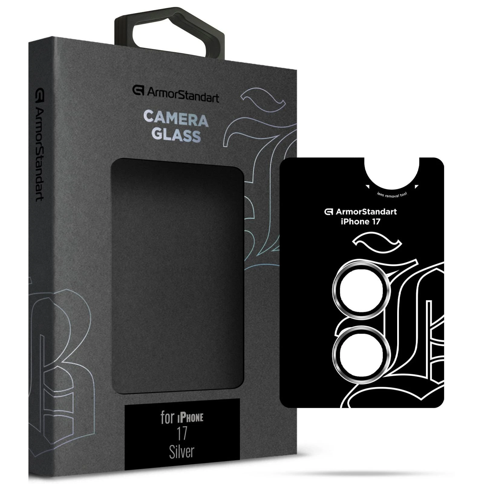Стекло защитное Armorstandart for Camera Supreme BI Apple iPhone 17 Silver (ARM86443) (UA)