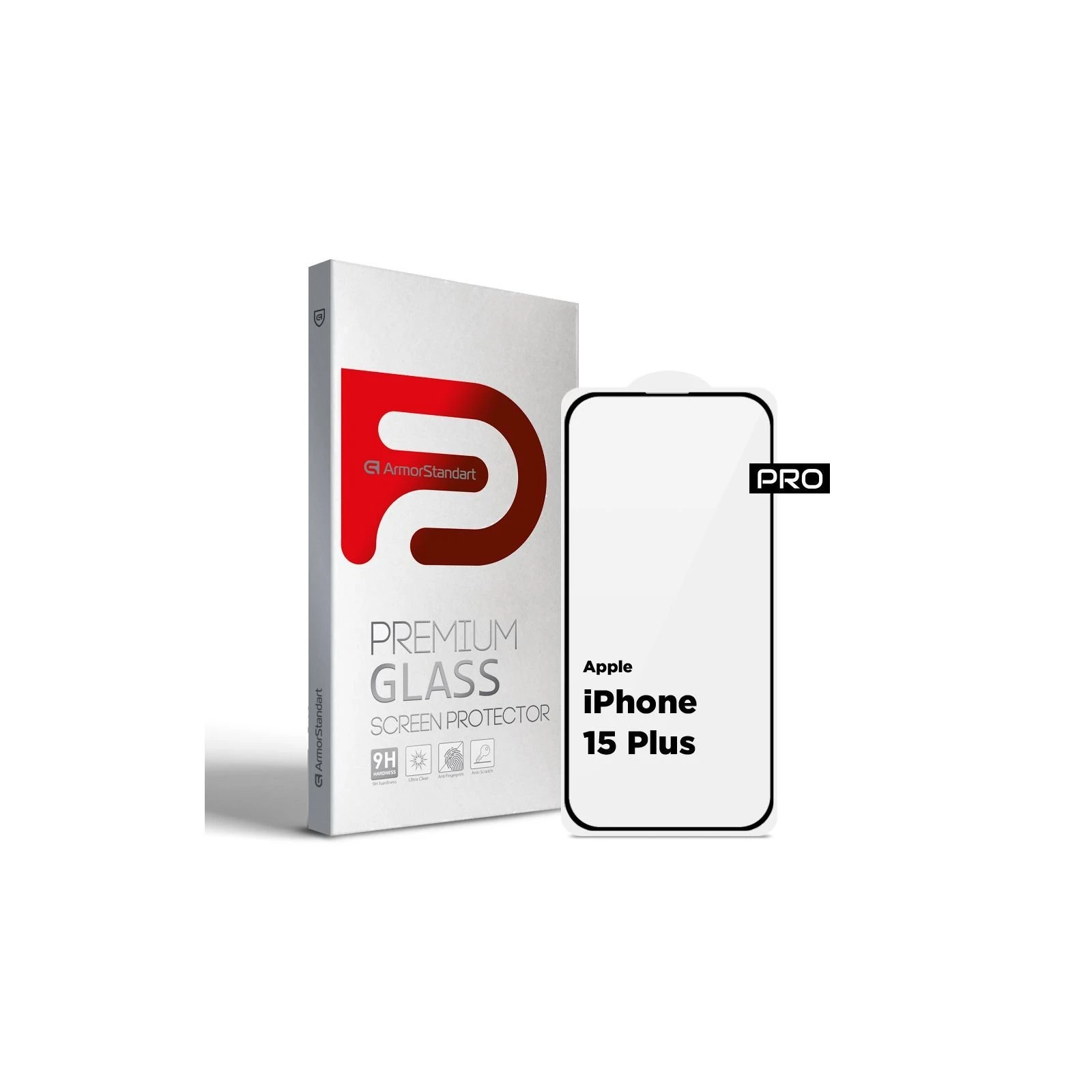Стекло защитное Armorstandart Pro Apple iPhone 15 Plus (ARM71486) (UA)
