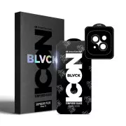 Захисне скло Armorstandart Supreme Plus Black Icon Apple iPhone 15 (ARM71137) (UA)