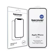 Захисне скло BeCover 10D Apple iPhone 17e Black (715142) (UA)