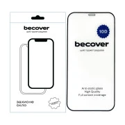 Захисне скло BeCover Apple iPhone 12 Pro 10D Black (711512) (UA)