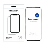 Захисне скло BeCover Apple iPhone 16 Plus 10D Black (712322) (UA)