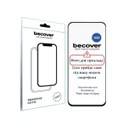 Захисне скло BeCover Apple iPhone 17 Black (714076) (UA)